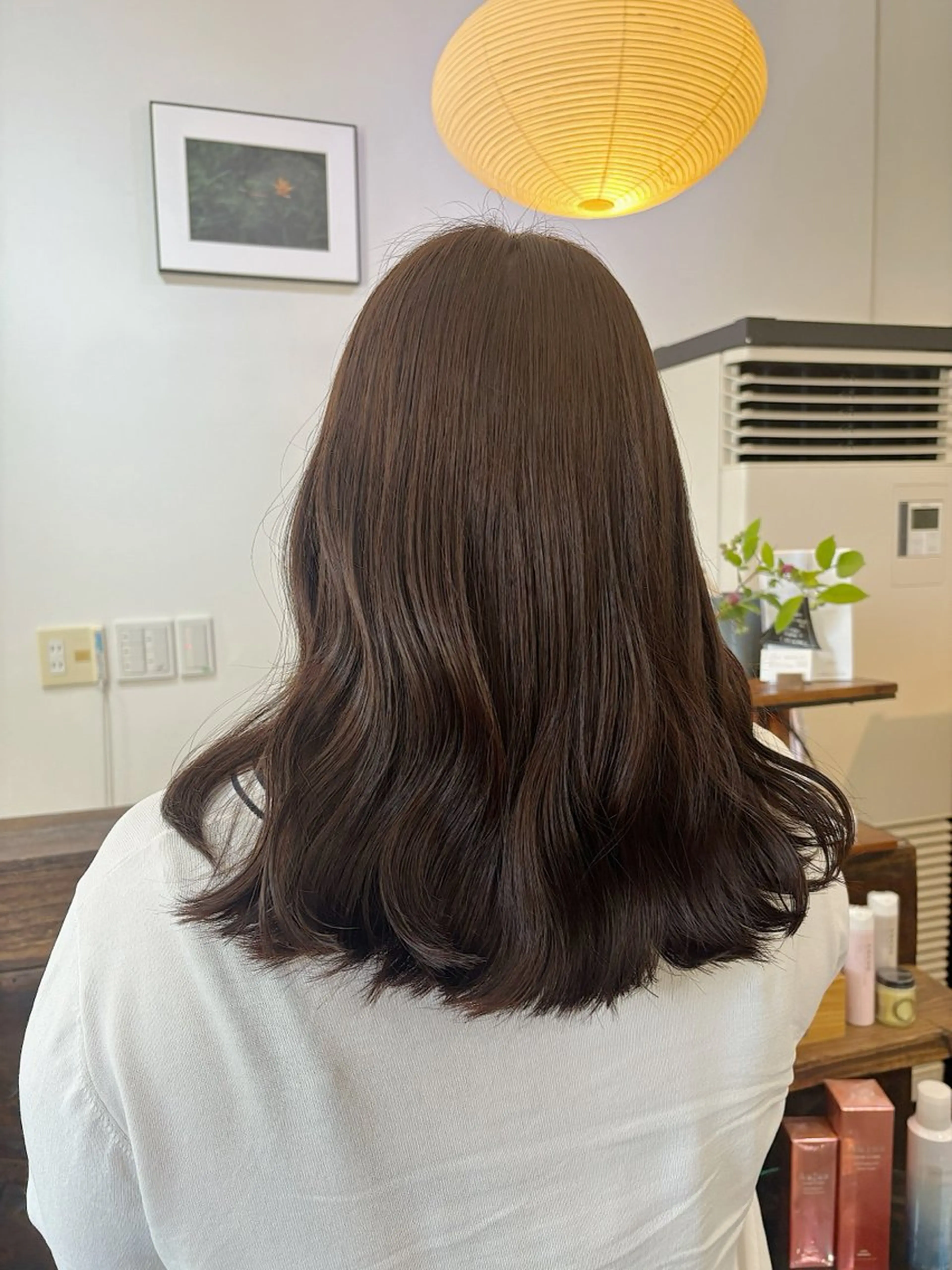 セミロング カット hair bulb所属・三國 栞音のヘアスタイル