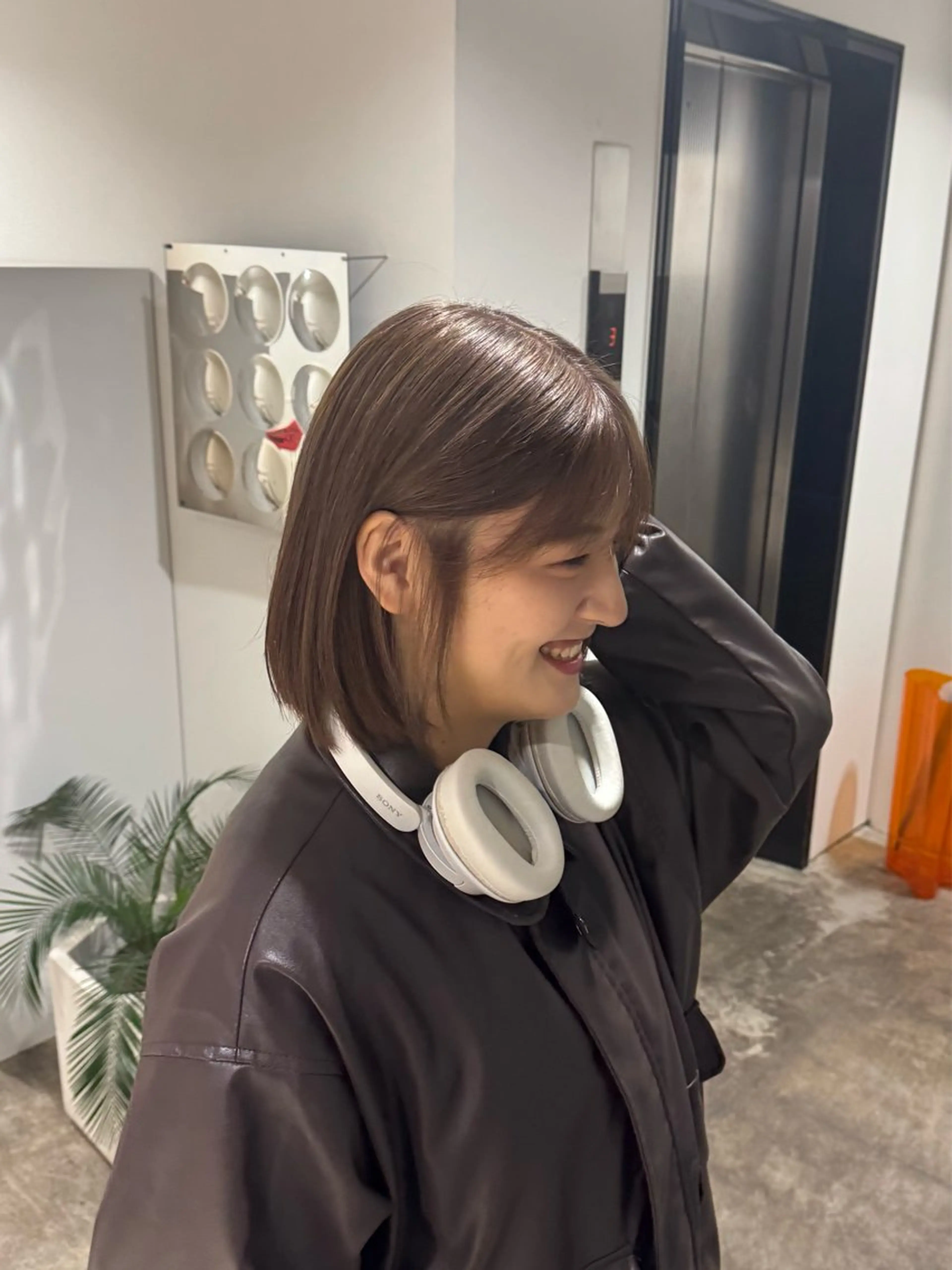 ミディアム ヘアカラー 透明感/寒色/暖色/ sayakaのヘアスタイル