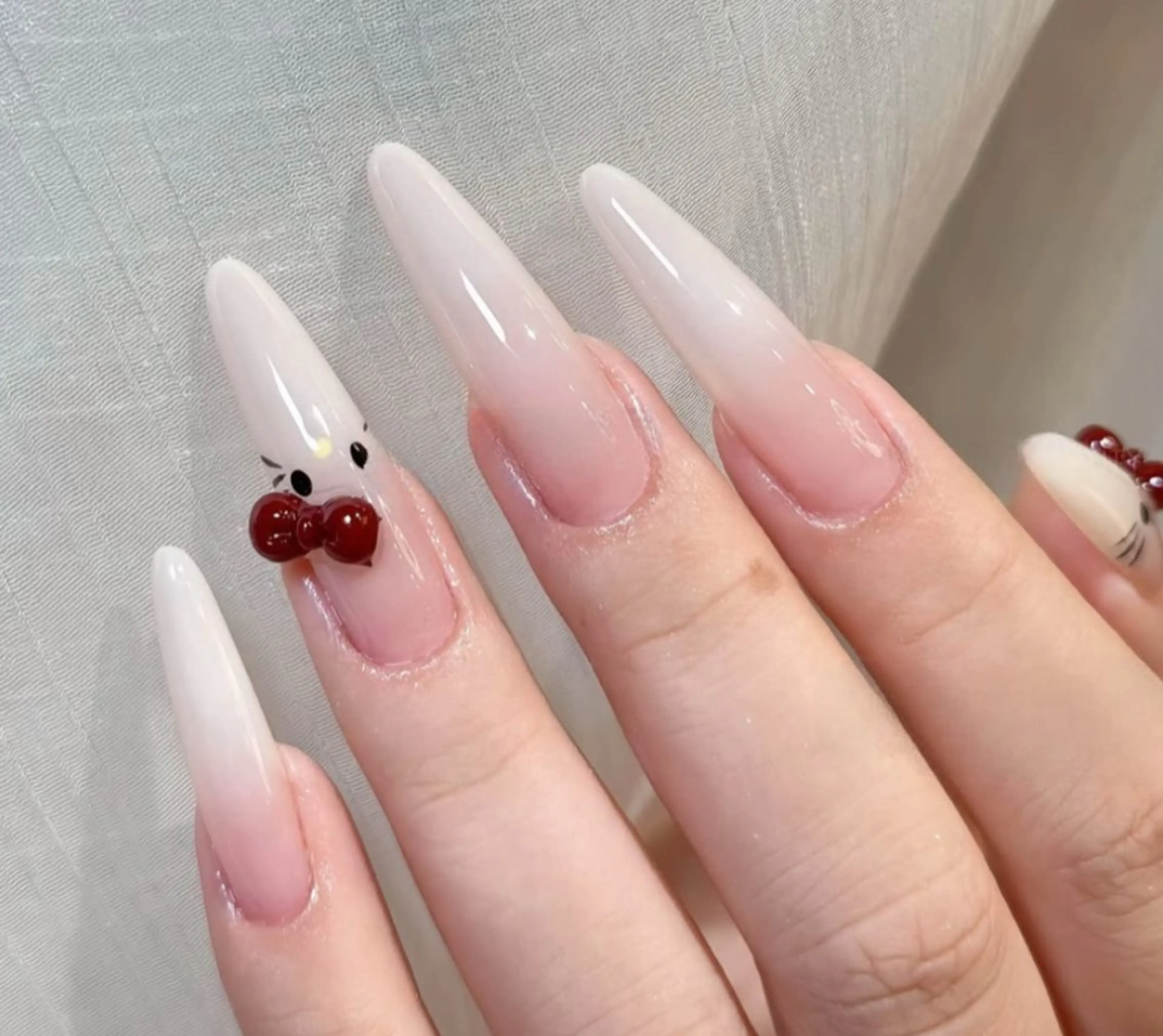 ネイル 韓国ネイル 持ち込み ニュアンスネイル ネイルチップ ハンドネイル Tini ANA.CHUOのネイルデザイン