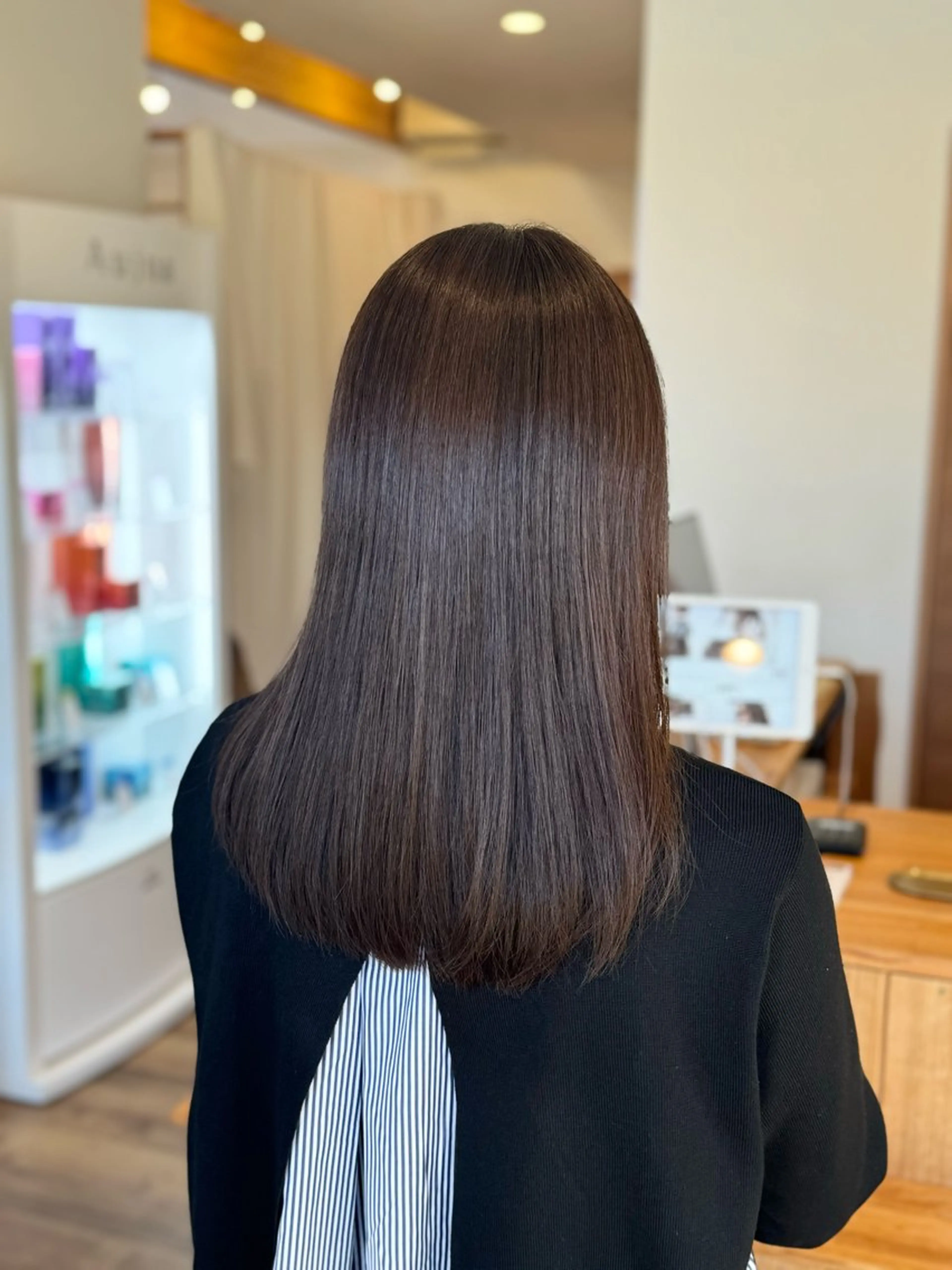 セミロング ヘアカラー トリートメント Claire 【クレール】所属・富山駅徒歩8分/ 透明感カラーみきやのヘアスタイル