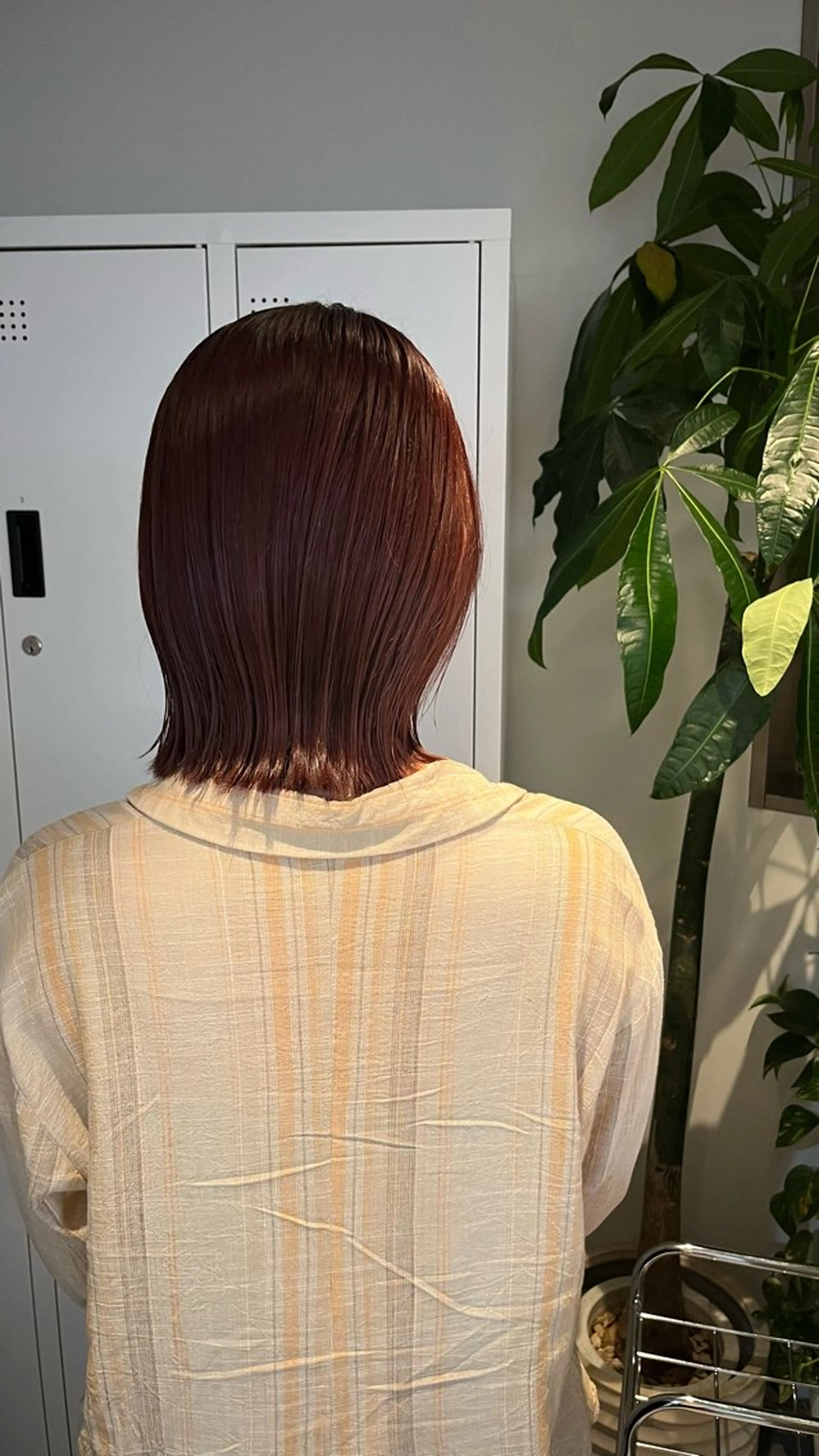 ミディアム ヘアカラー 新宿/ボブ/レイヤー 縮毛矯正/SACHIのヘアスタイル