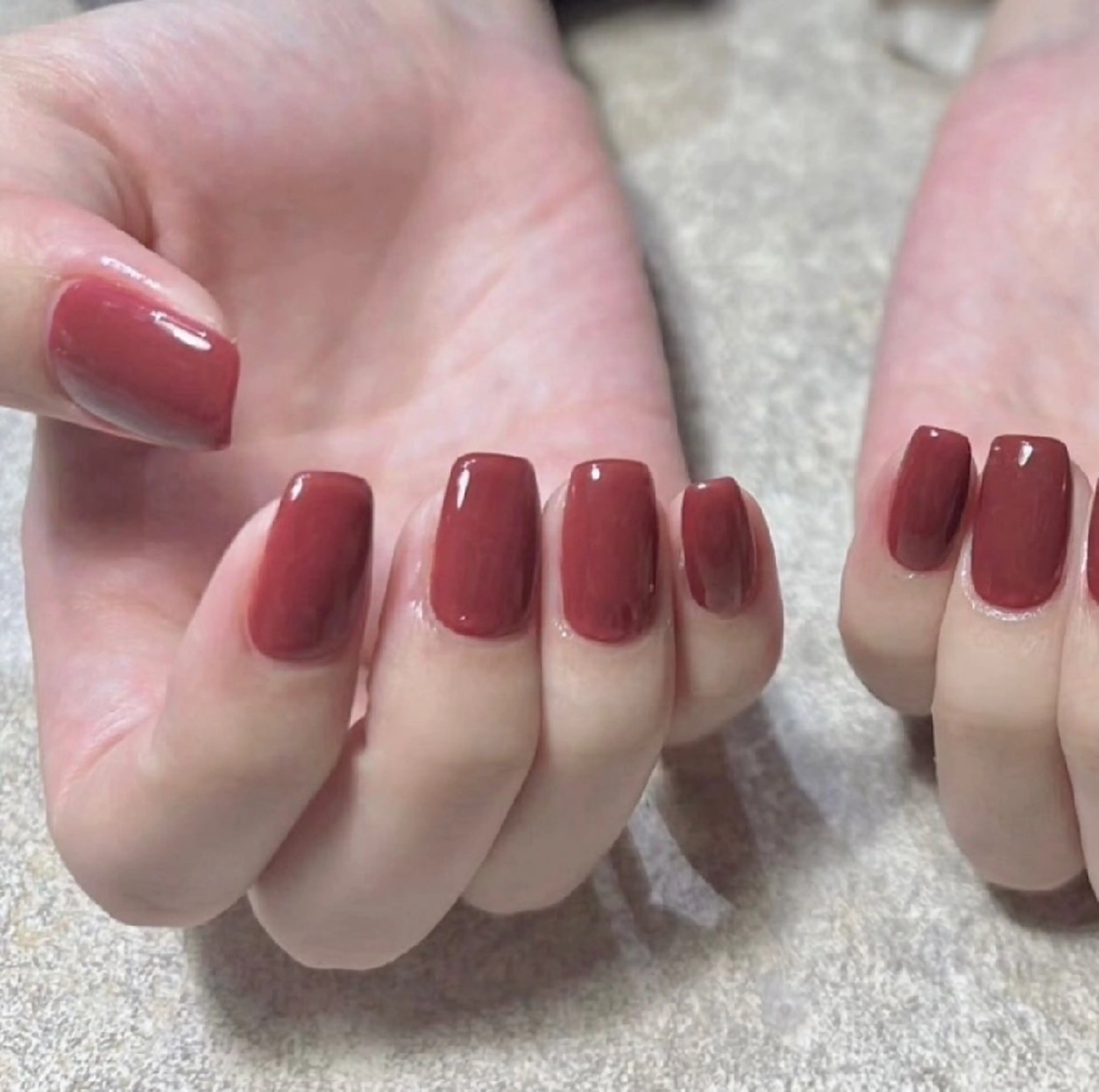 ネイル ワンカラーネイル ハンドネイル nailsalon　blast所属・atelier　 univ.のネイルデザイン