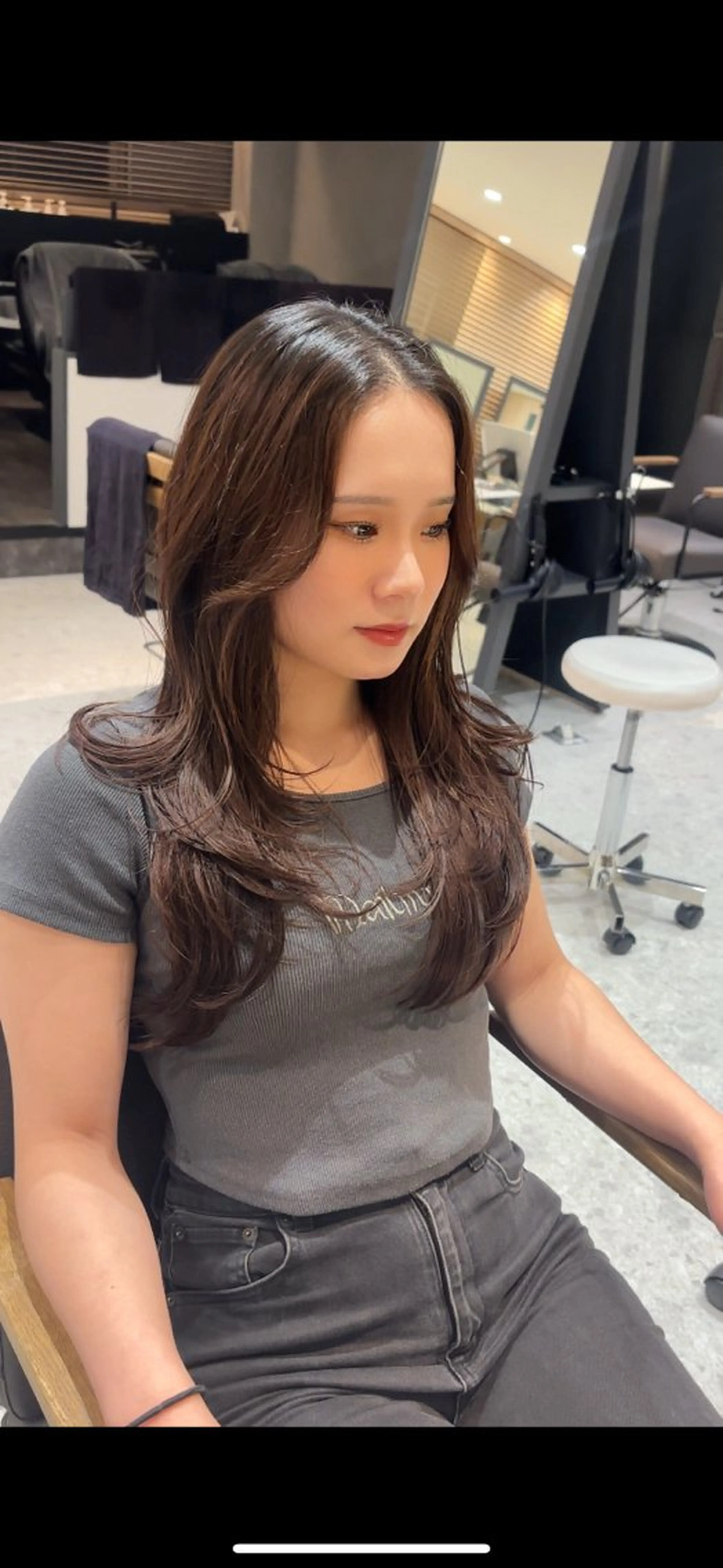 ロング カット MOMOHA/ 🍑レイヤーカットのヘアスタイル