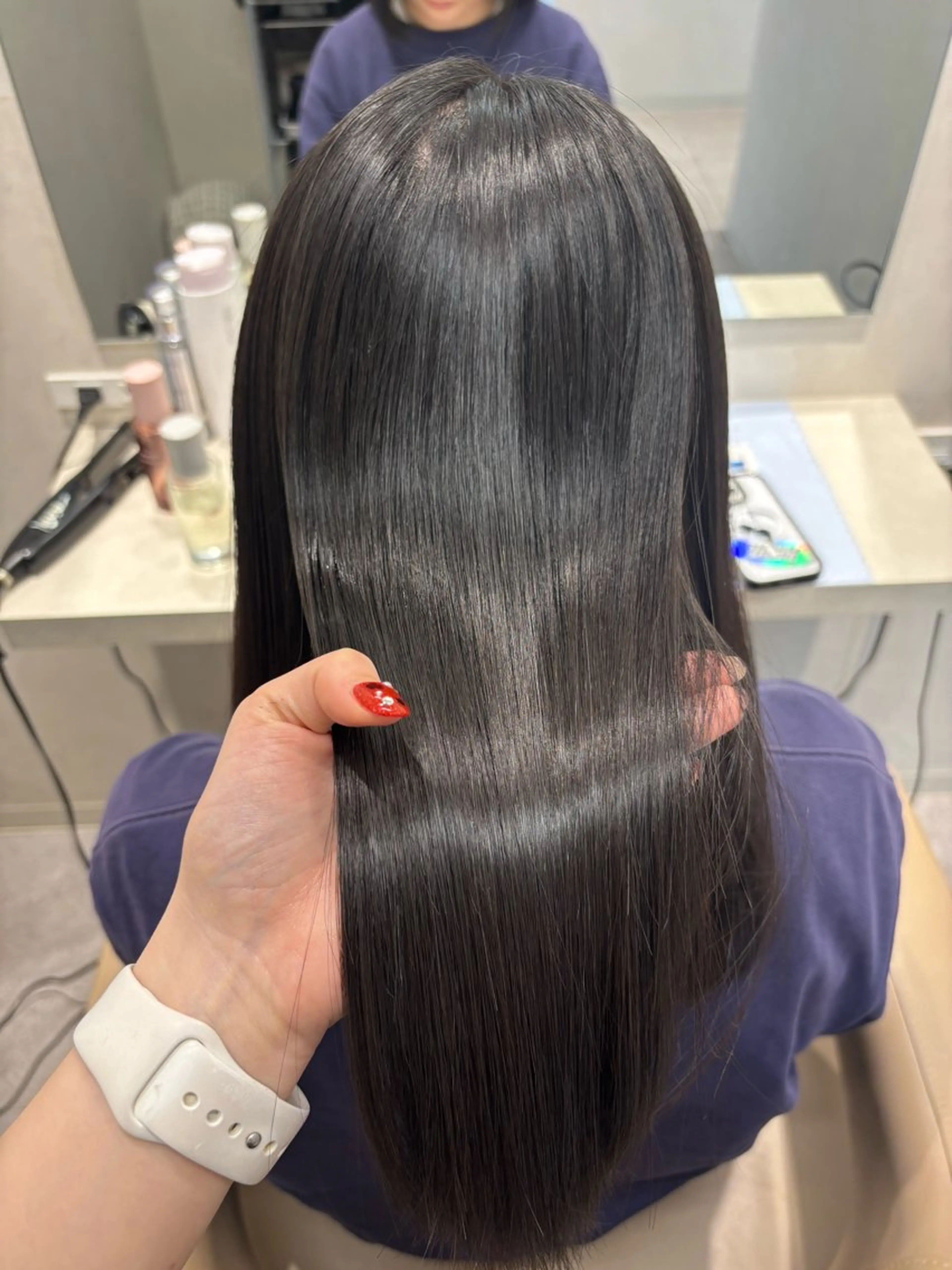 ミディアム カラー パーマ ヘアアレンジ カット ヘアカラー トリートメント ヘッドスパ ヘアセット 押切 響　のヘアスタイル