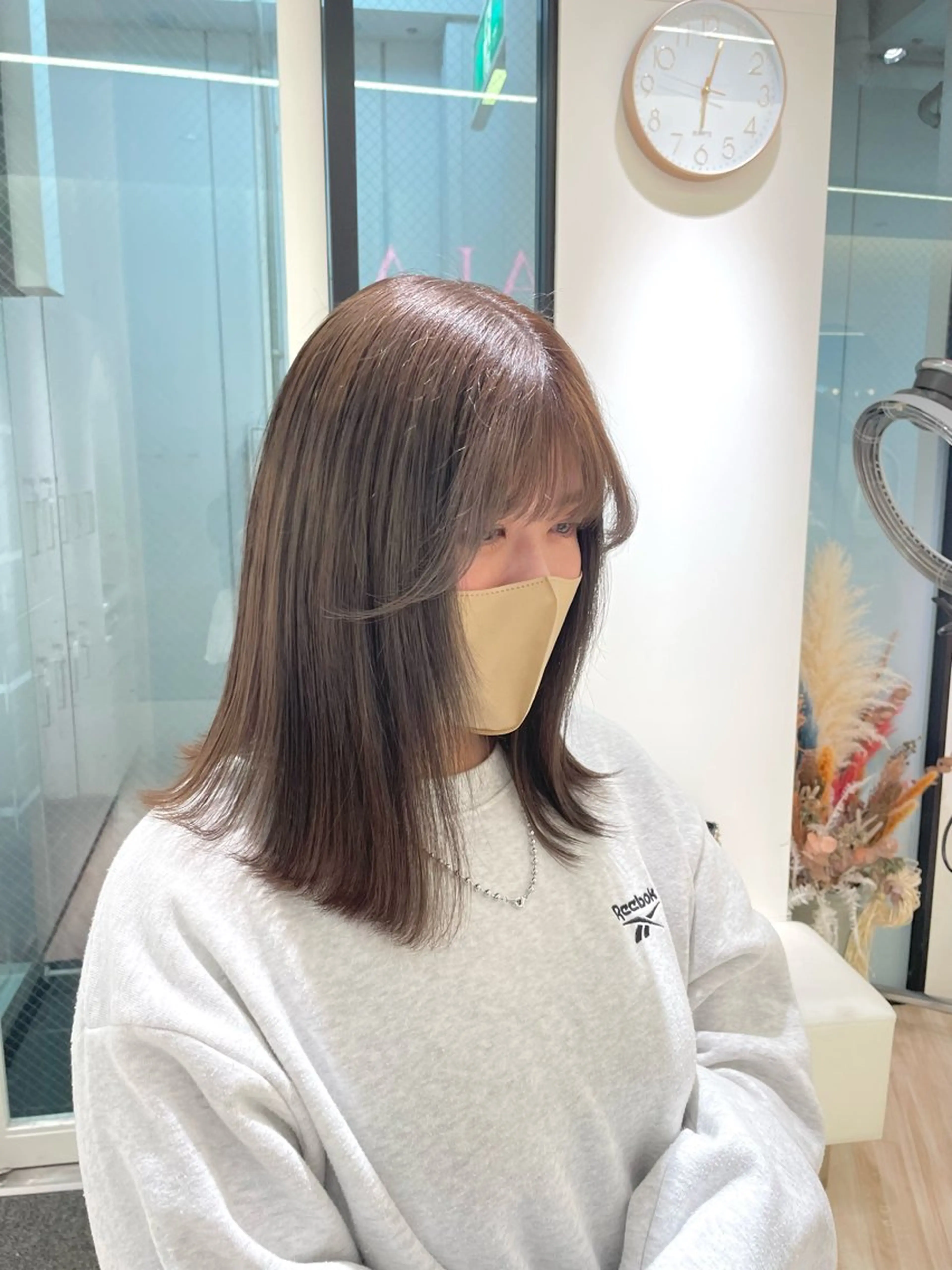 ミディアム カラー ParveMix 🩶🫧入江 香名のヘアスタイル