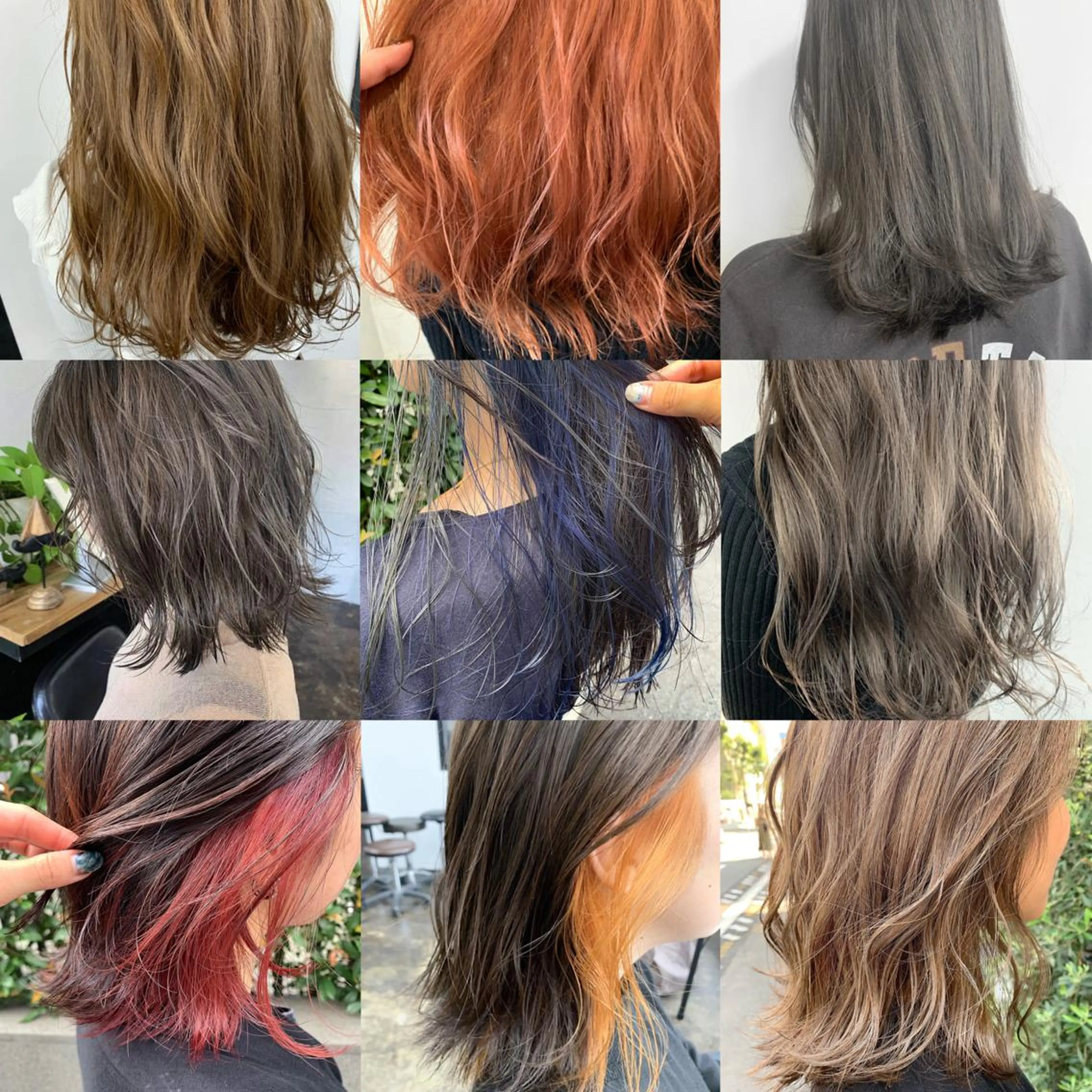 ミディアム ダブルカラー　/ インナーカラーMiiのヘアスタイル