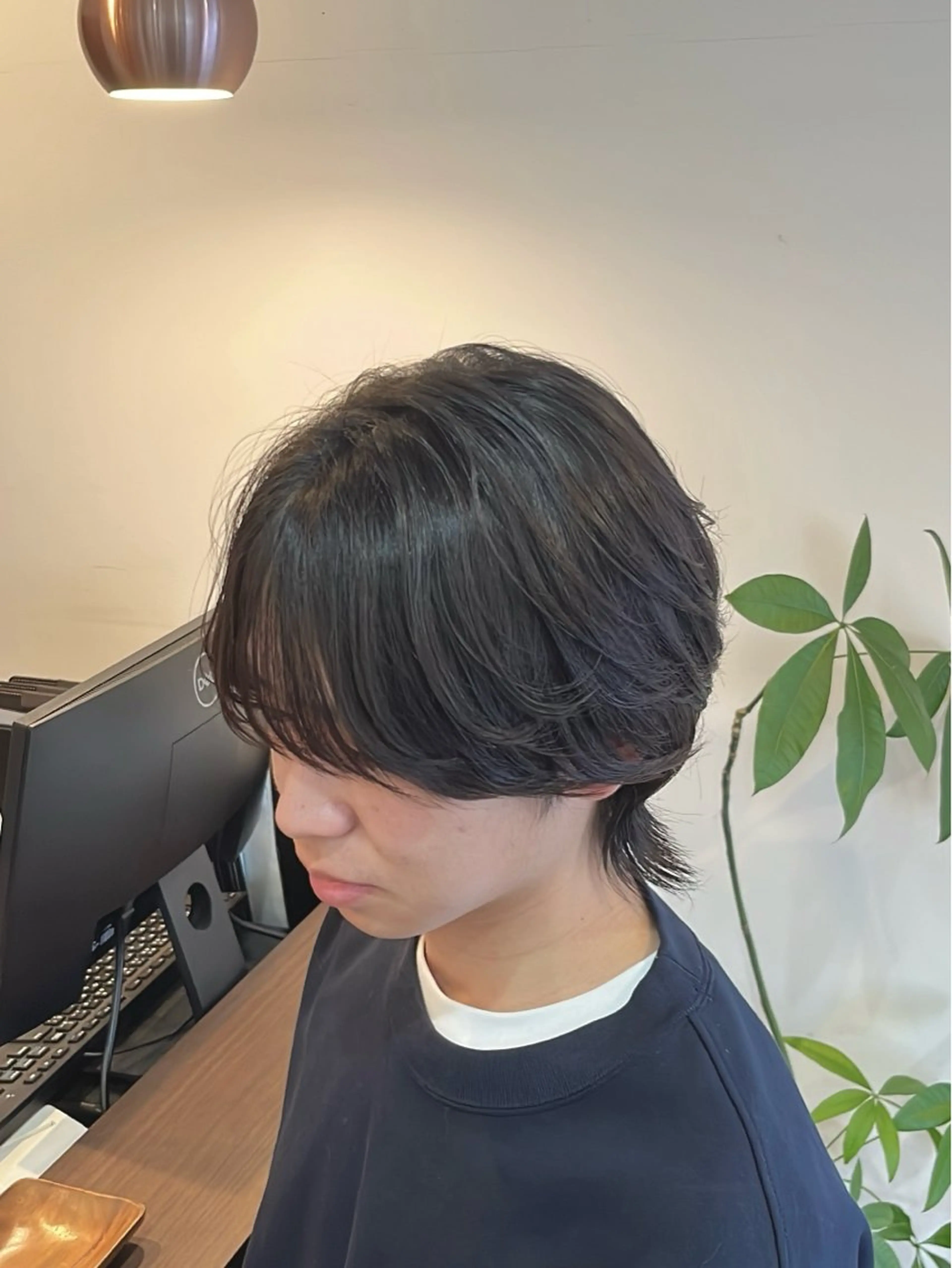 パーマ メンズ カット パーマ トリートメント オートクチュールランコントレ西京極店所属・今在家 玲【艶髪スト レート/メンズ特化】のヘアスタイル