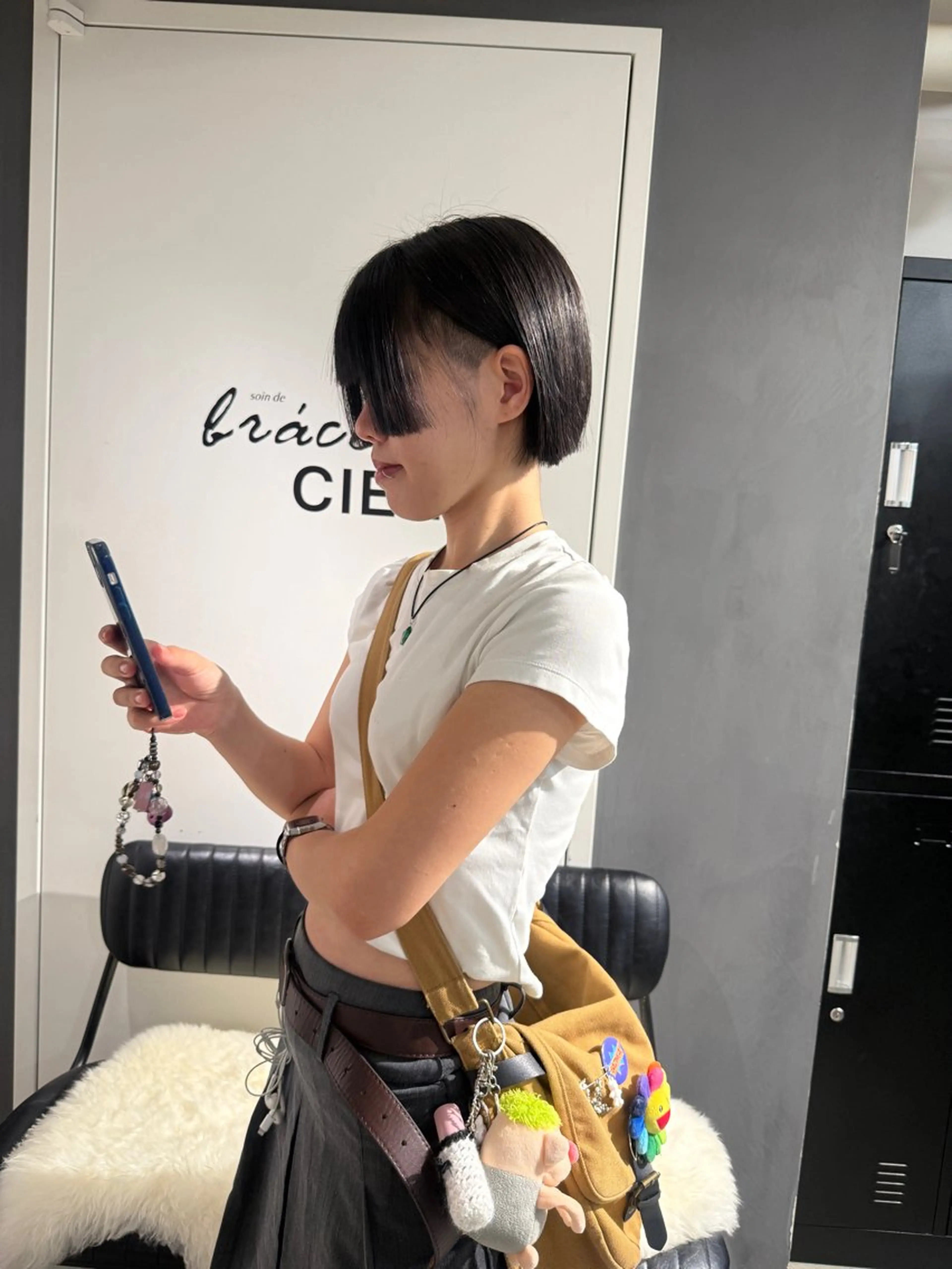 ショート ボブ 堀江／韓国／成人式 カラー／みずき🐩のヘアスタイル