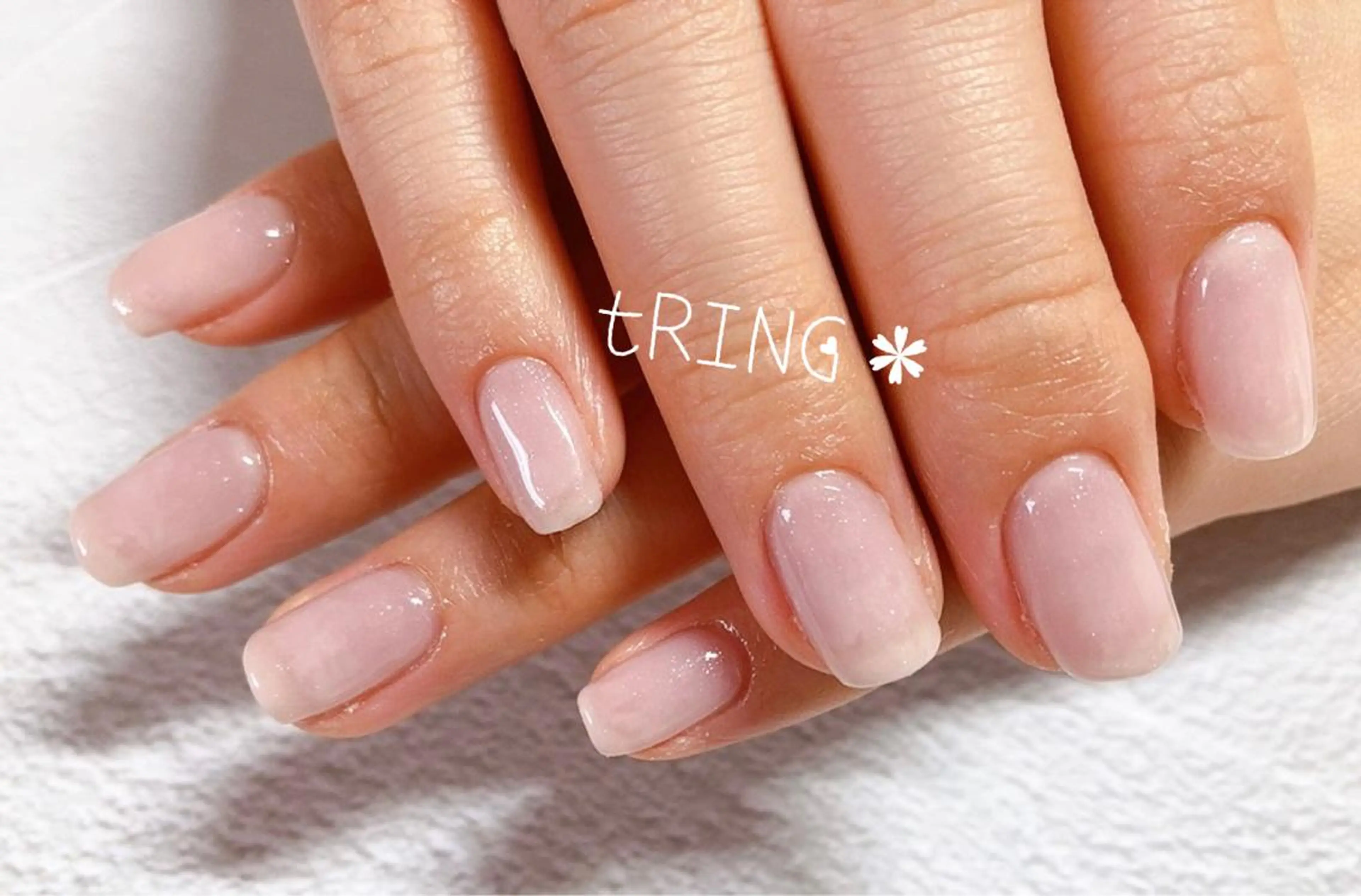 ネイル ハンドネイル tRING＊ しいの木台のネイルデザイン