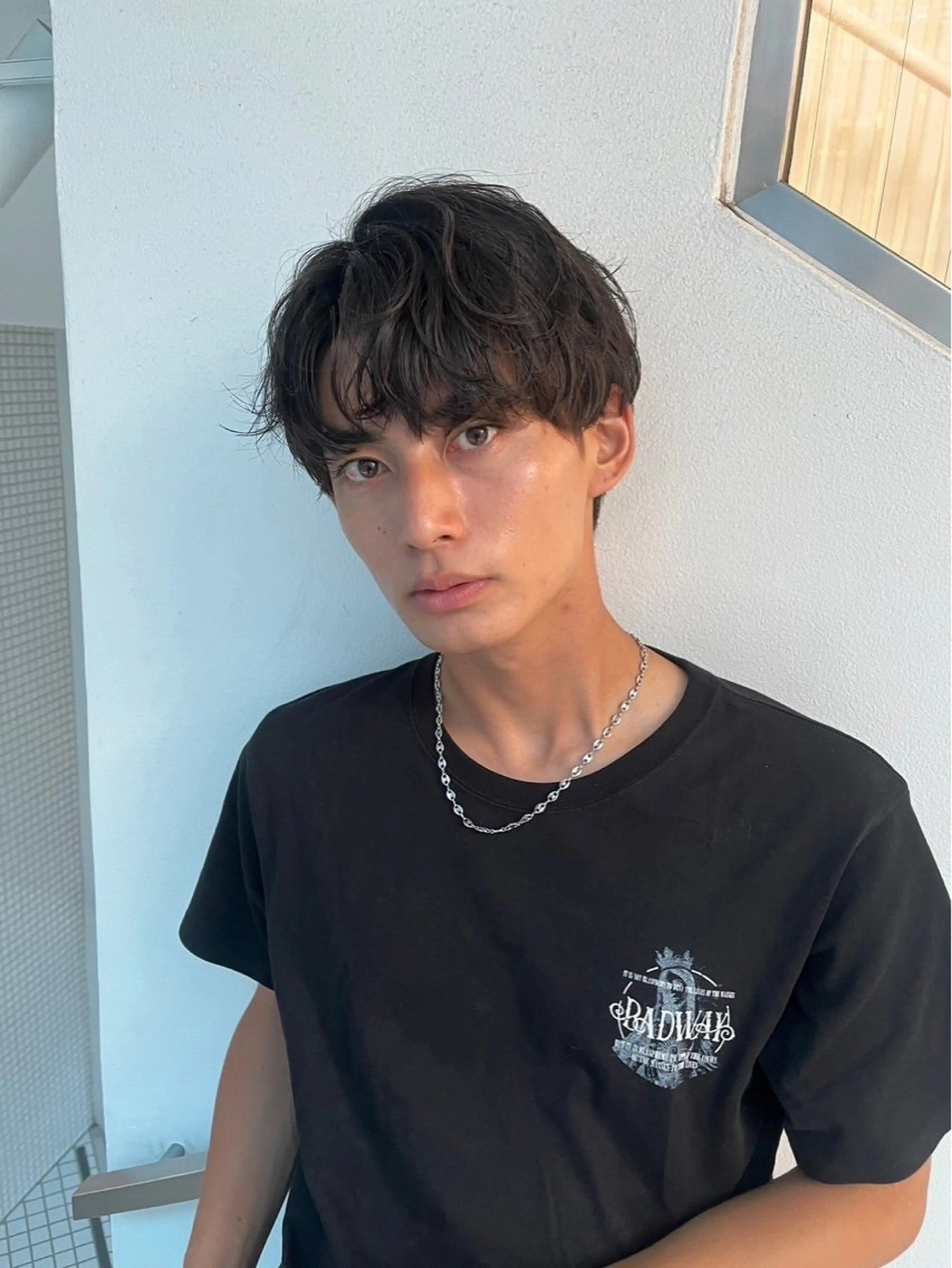 メンズ シャドウパーマ/ 波巻きパーマ/三鷹のヘアスタイル