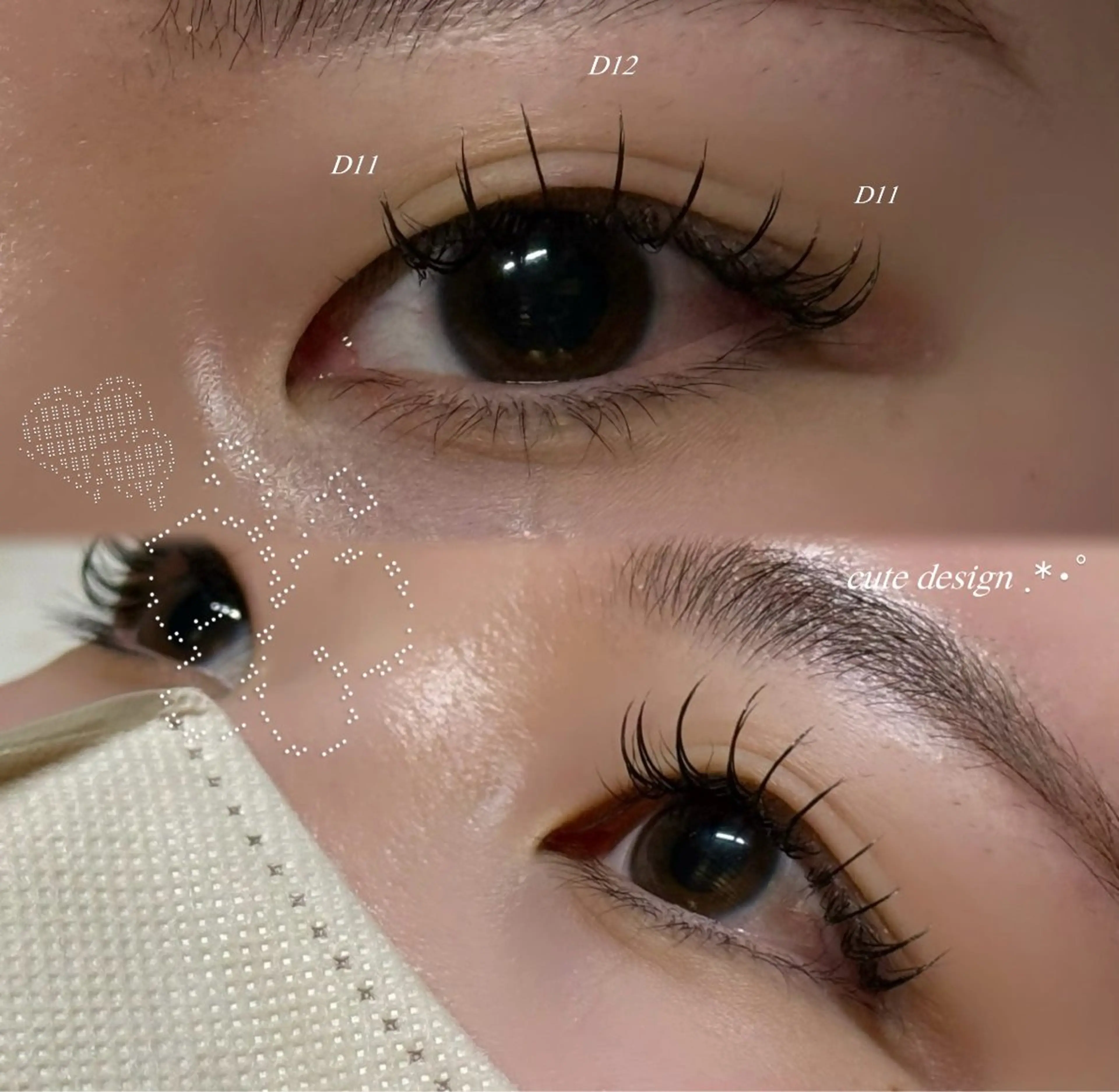 マツエク・マツパ Dカール セーブル マツエク 束感マツエク パーマ / yuma୨୧のマツエク・マツパデザイン