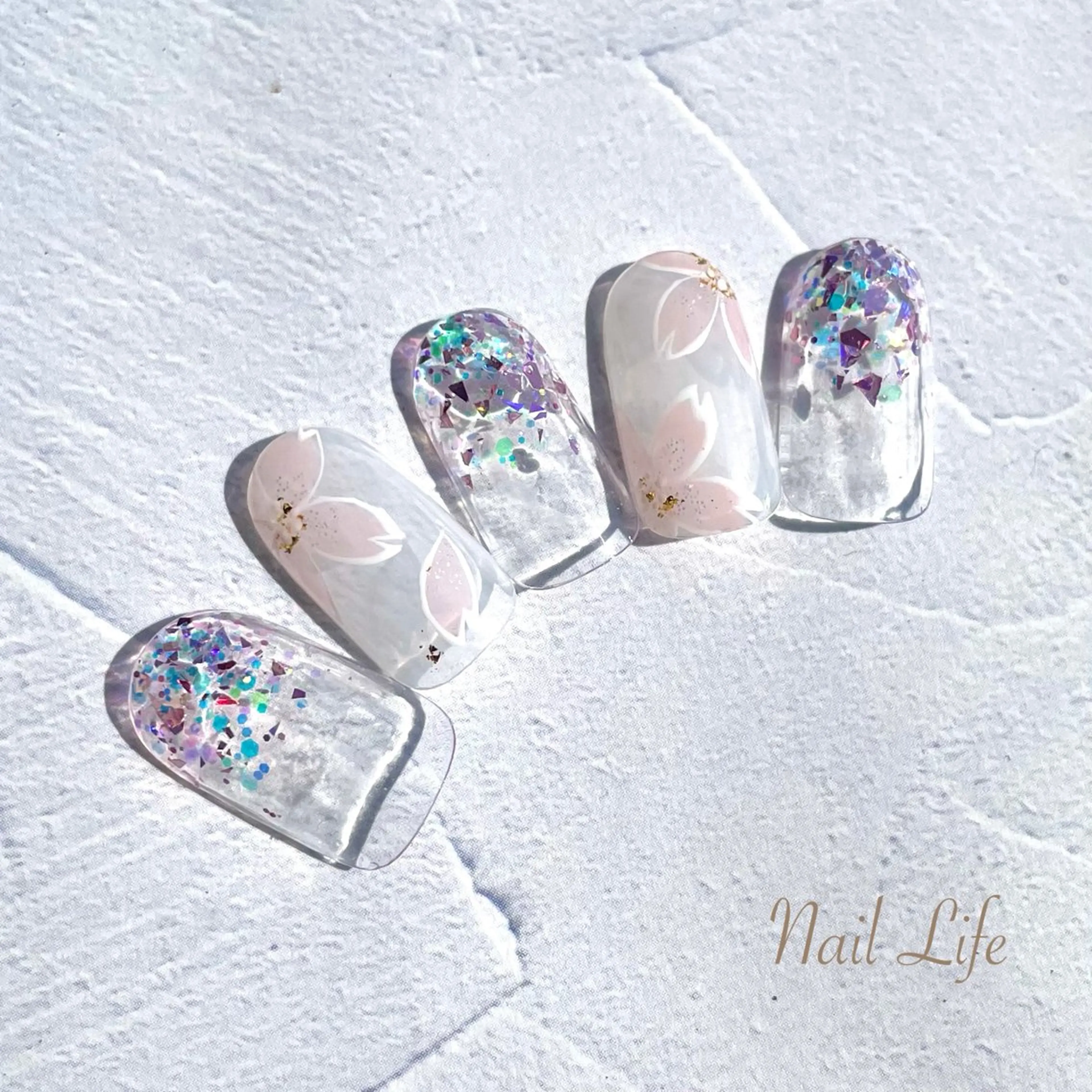 ネイル 桜ネイル 大嶋 めぐみのネイルデザイン