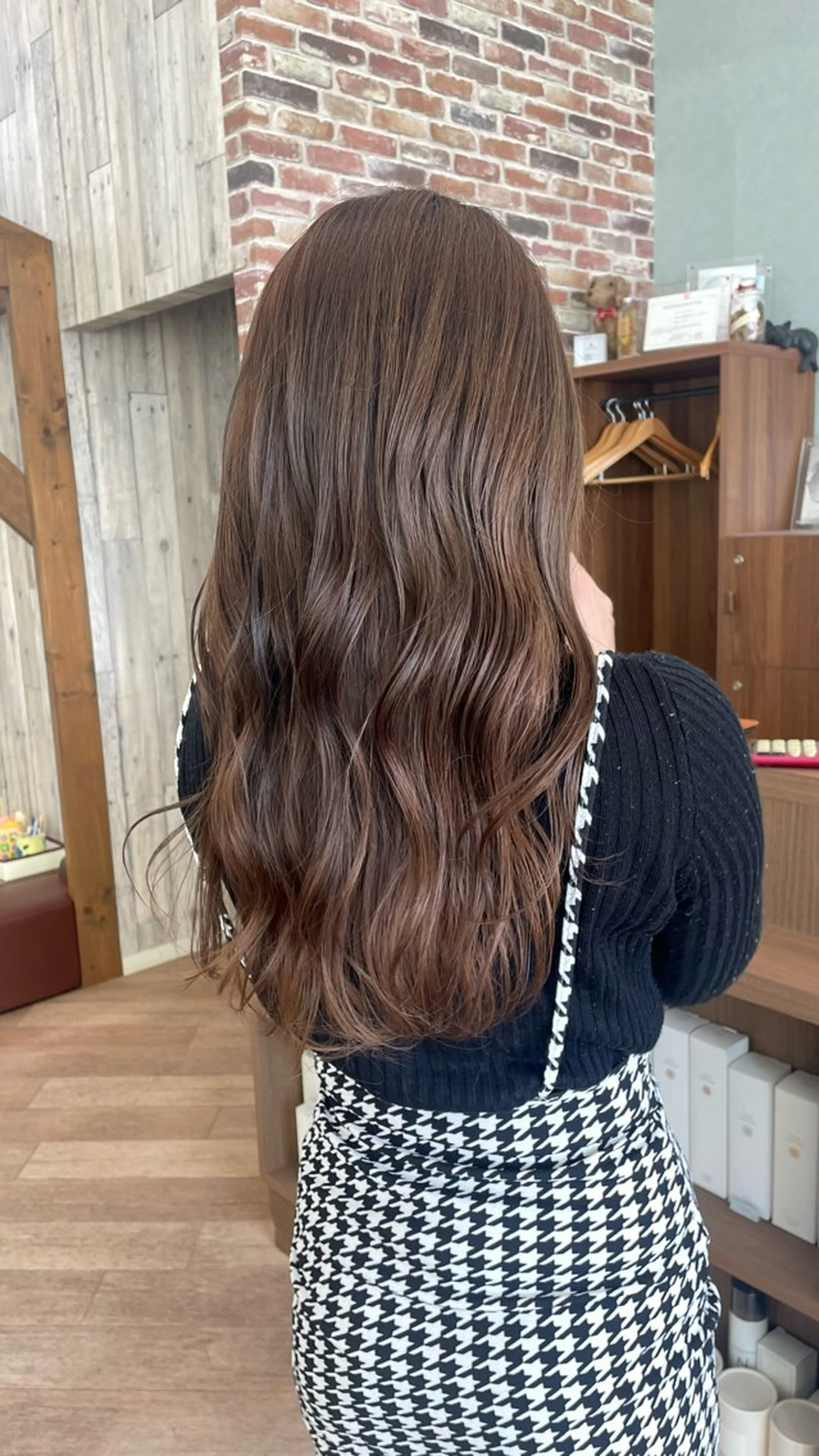 ロング シミズ カエデ🍁のヘアスタイル