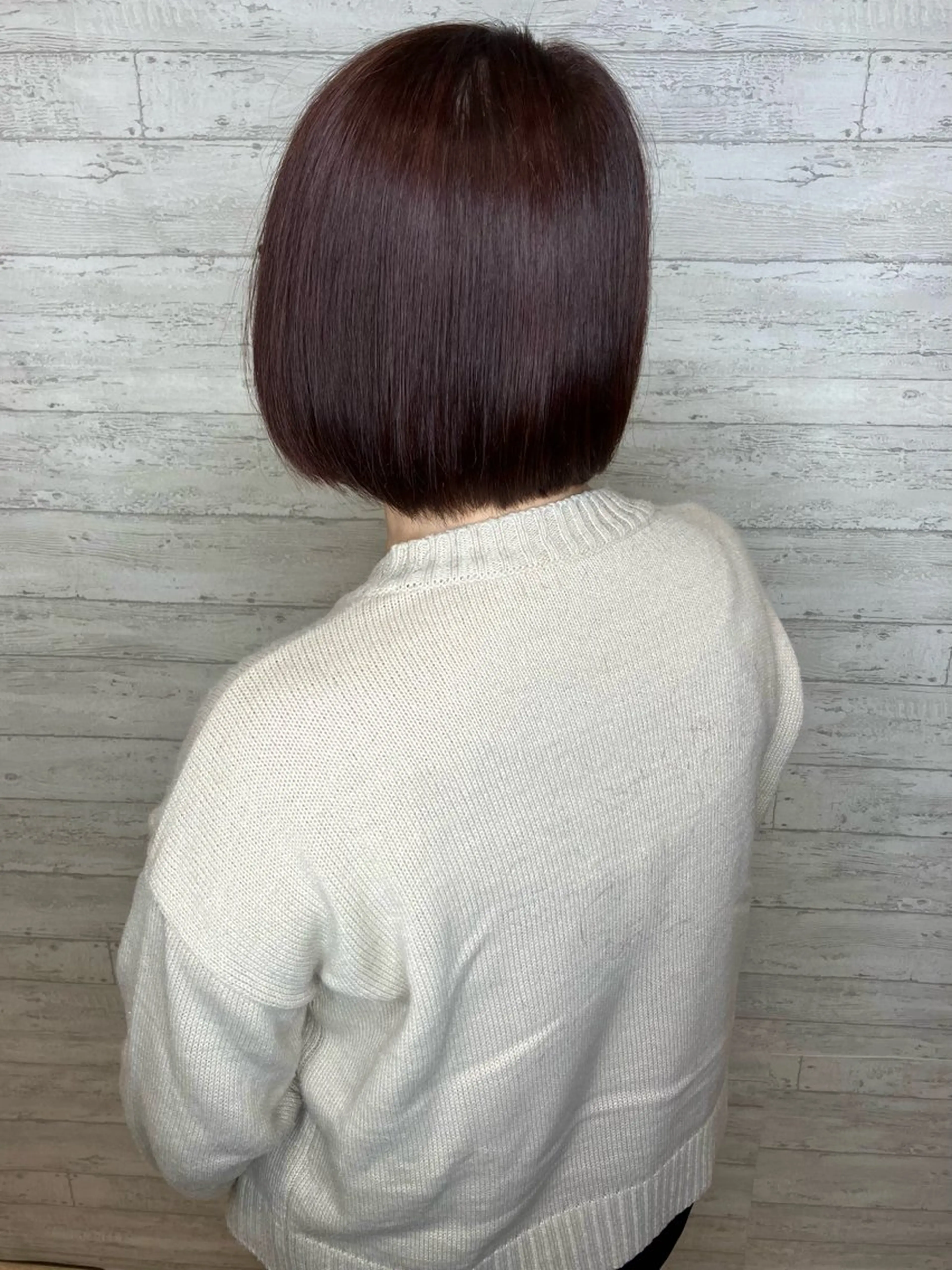 ショート カラー ブラウンカラー ピンクカラー ピンクブラウン 小池 穂果/ 府中のヘアスタイル