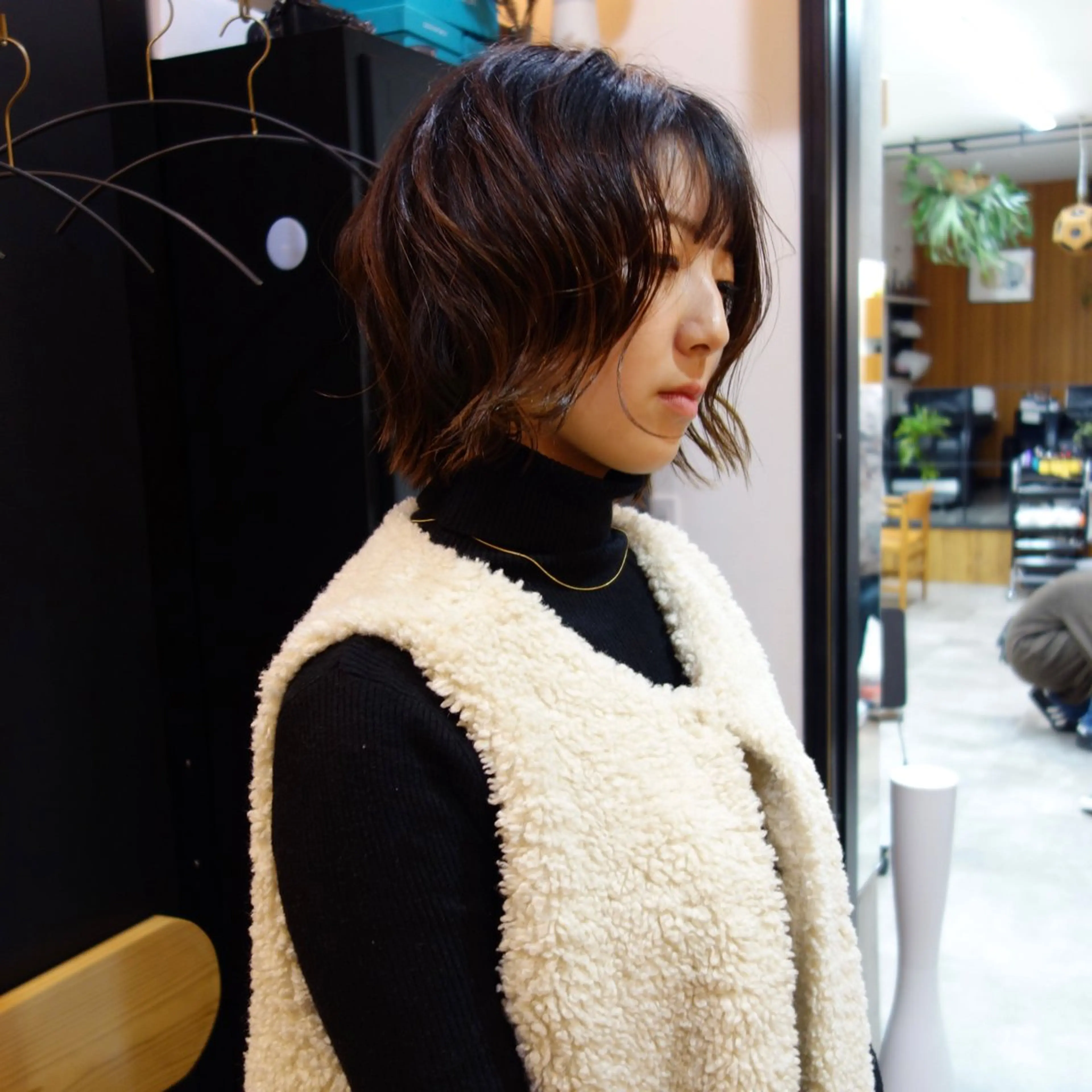 ミディアム 藤山大地/髪質改善 /透明感/ブリーチのヘアスタイル