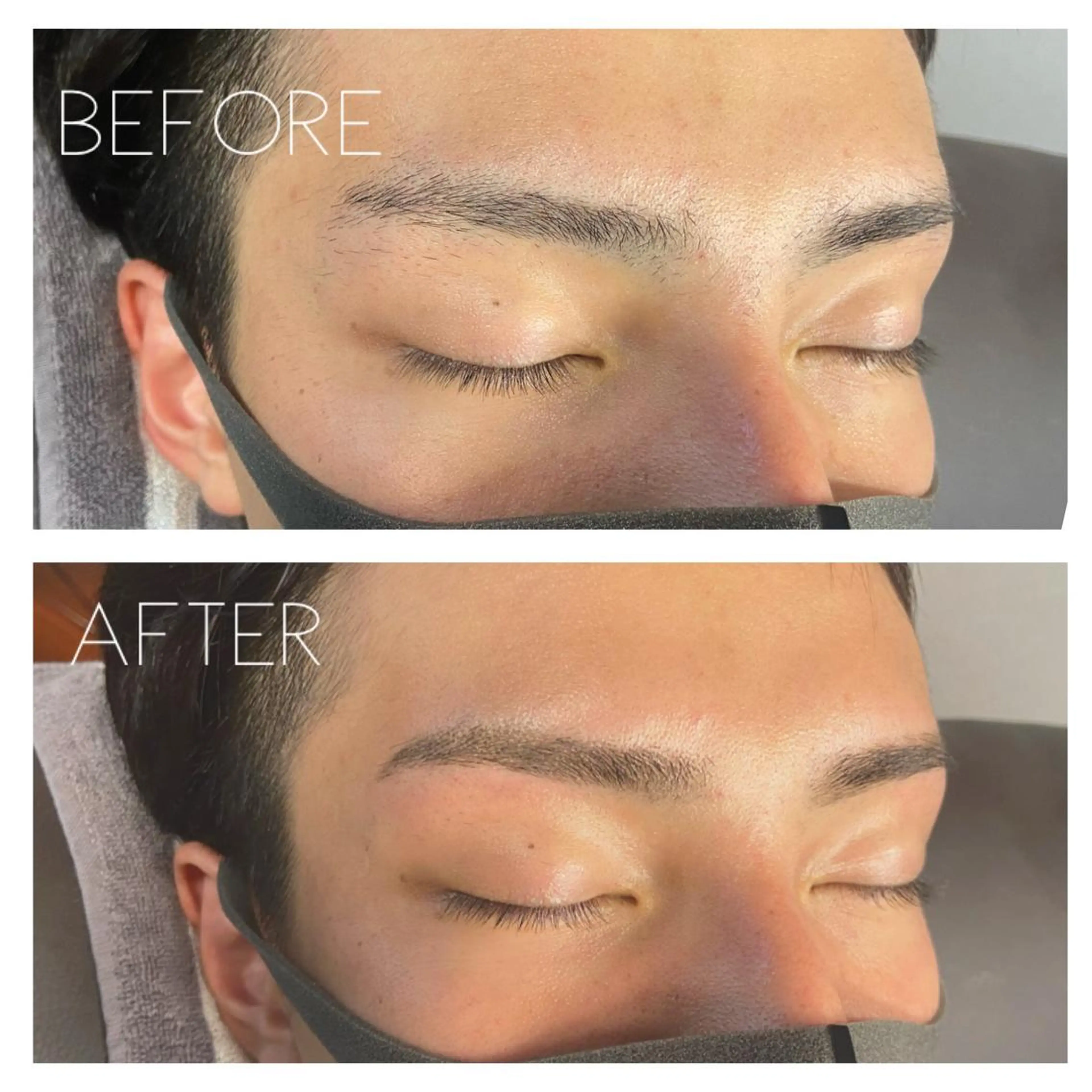 メンズ マツエク・マツパ カットスタジオピエロ所属・若江岩田マツエク SUNのマツエク・マツパデザイン