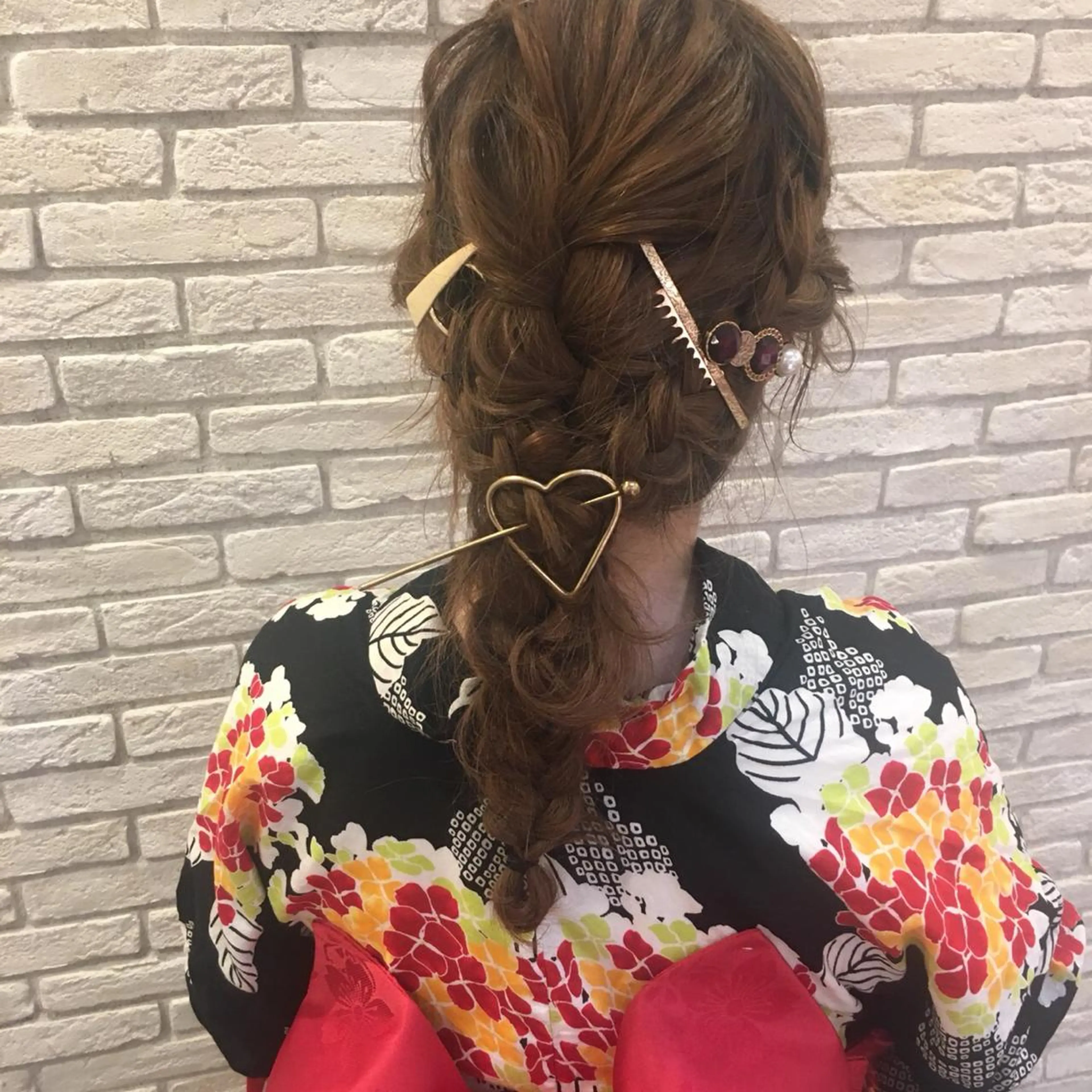 ロング しもかわ かほのヘアスタイル
