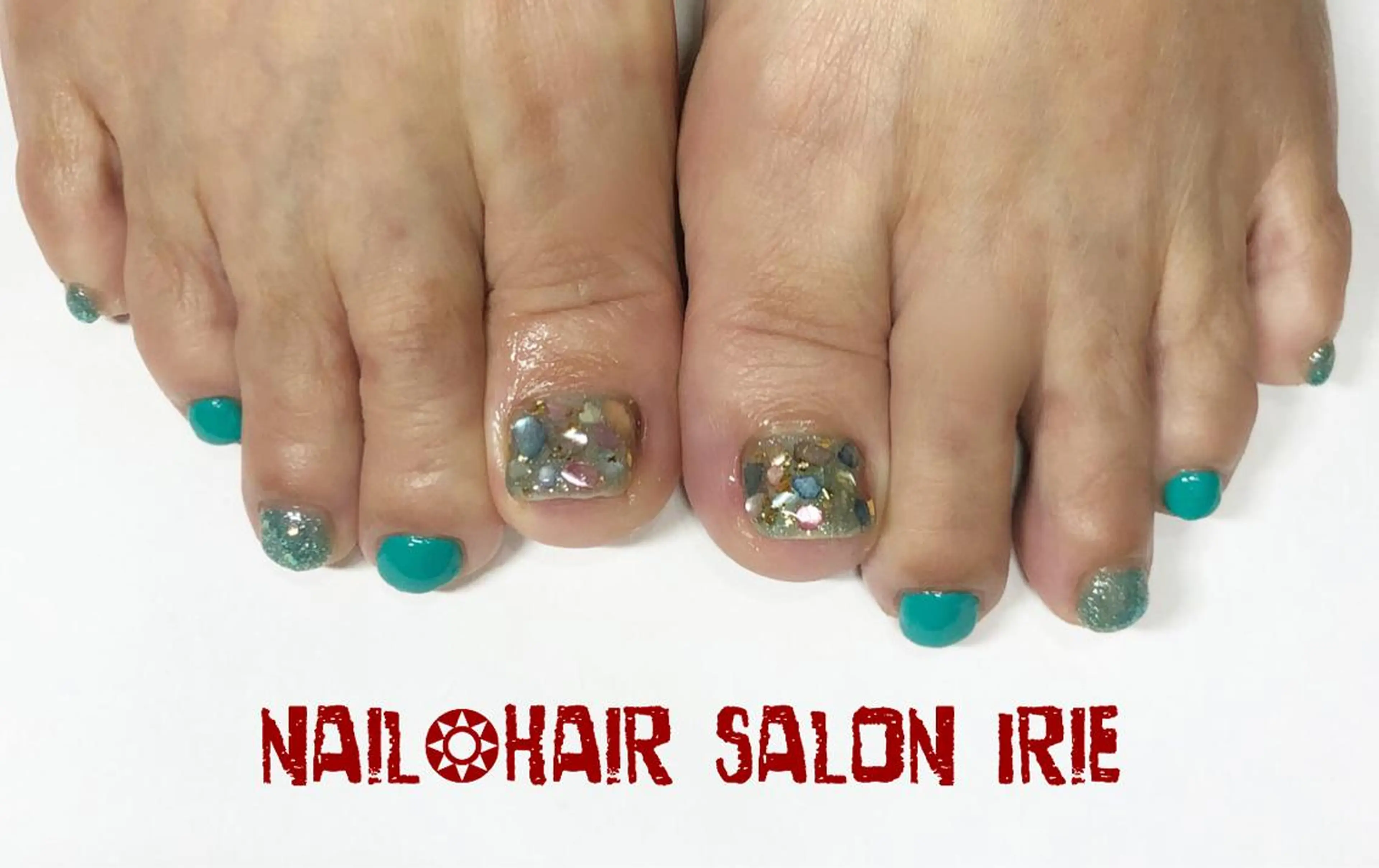 ネイル フットネイル Hair salon Irie所属・與儀 知佳のネイルデザイン