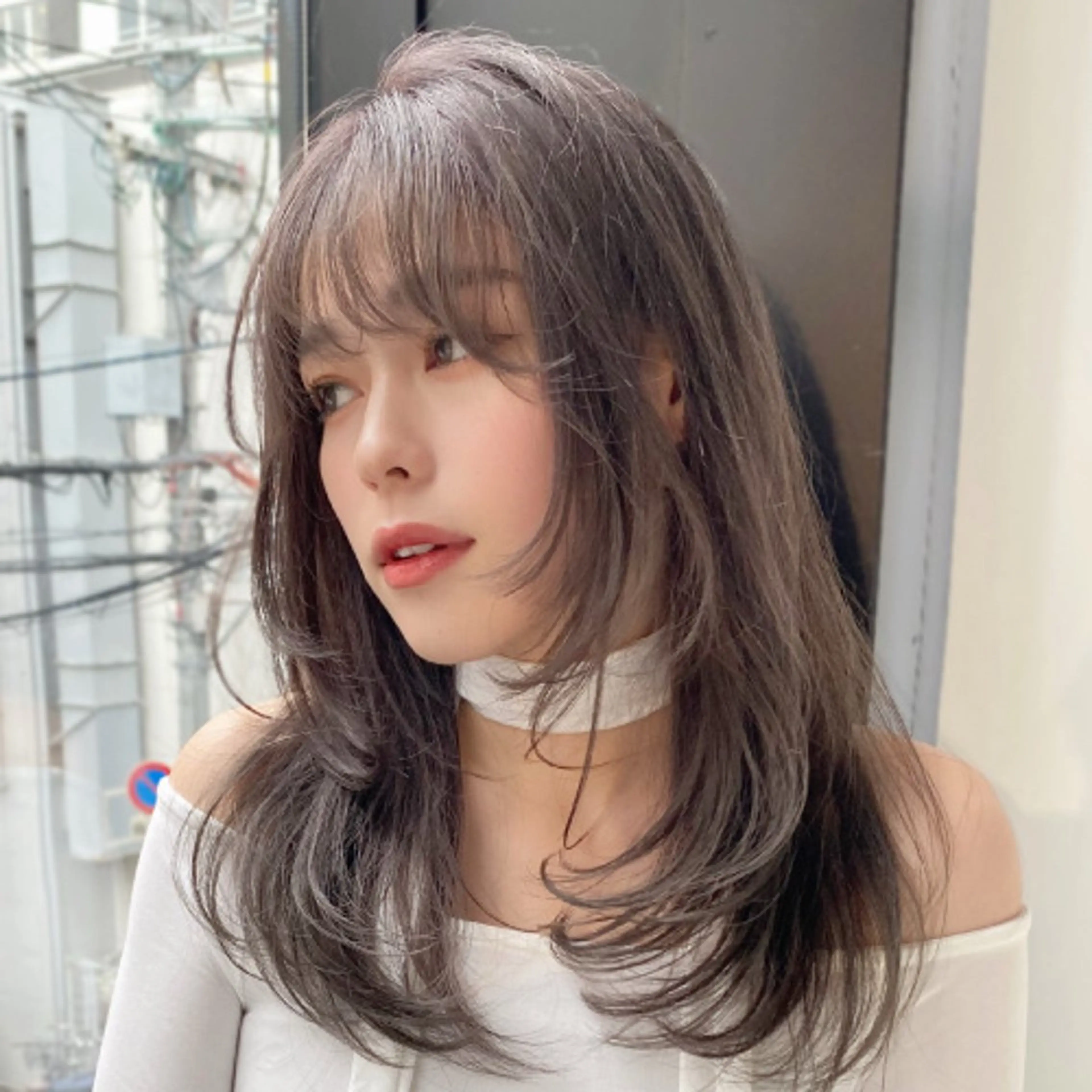 ロング カラー ハイレイヤー レイヤーカット メンズカット/ 江下翔瑛のヘアスタイル