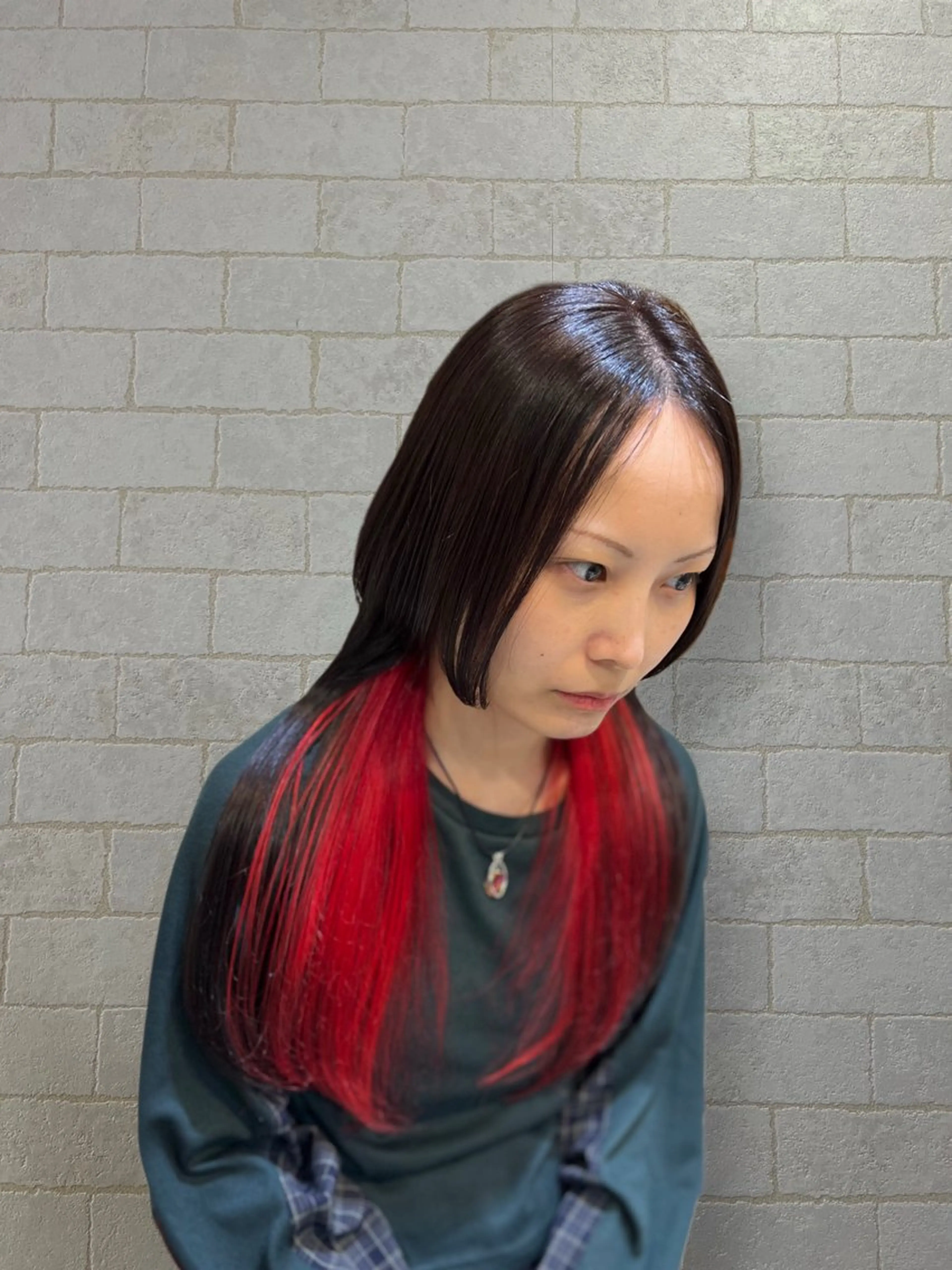 ロング カラー バレイヤージュ ブリーチ ケアブリーチ 透明感カラー デザインカラー ボブ/ハイトーン髪質 改善/越谷✨クラモチのヘアスタイル