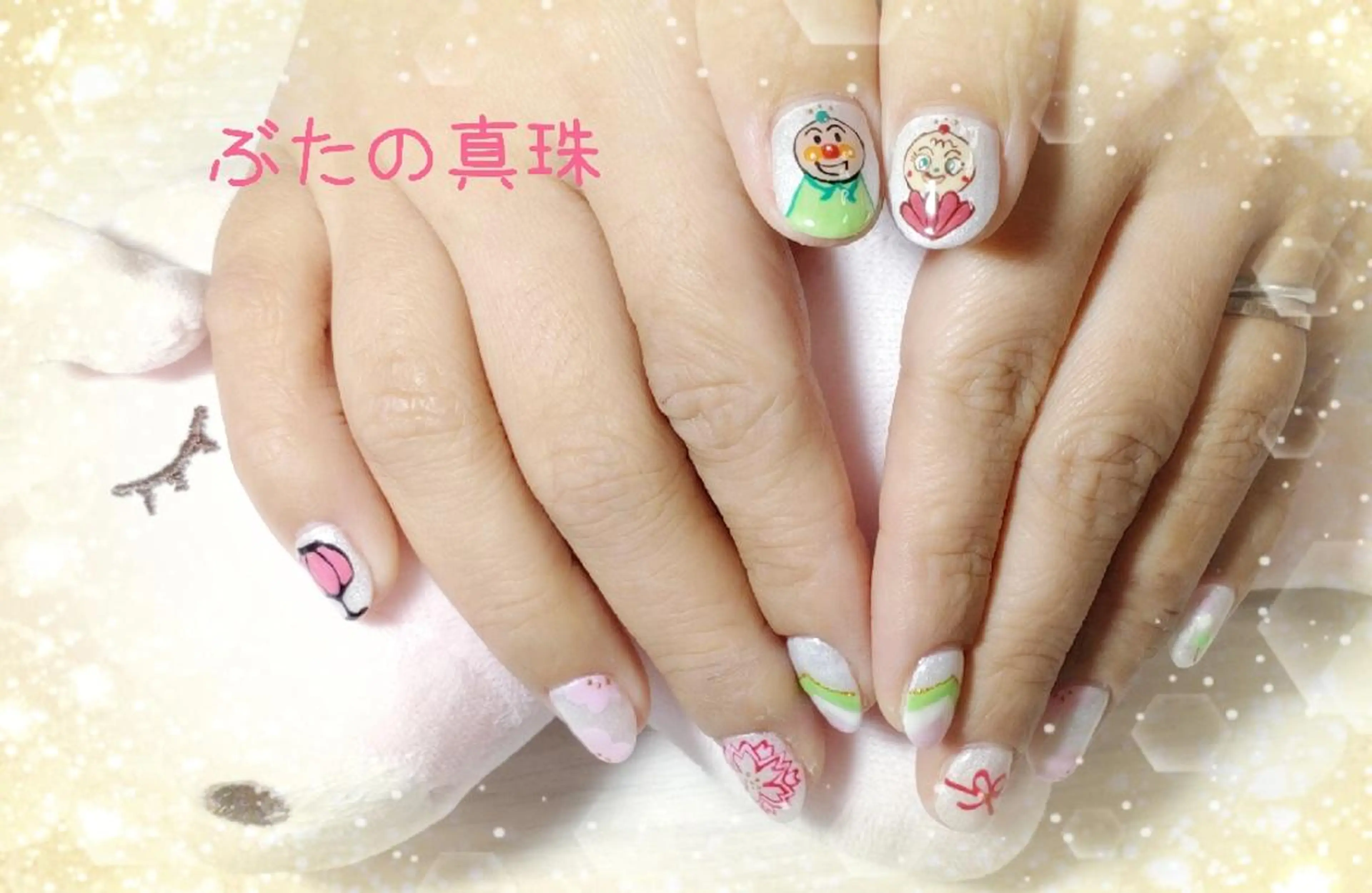 ネイル ハンドネイル 林 珠里のネイルデザイン