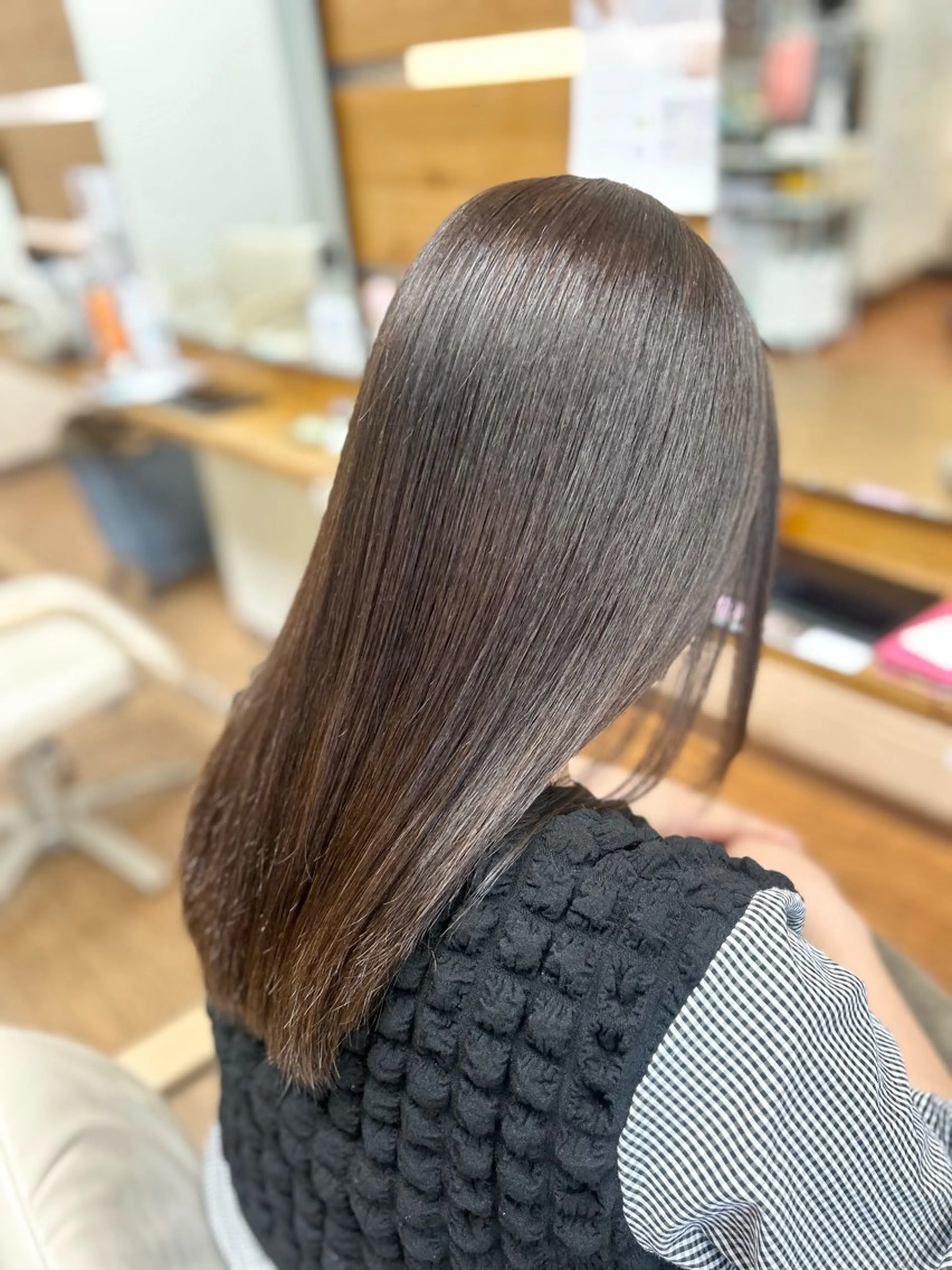 ロング 神谷 千明のヘアスタイル