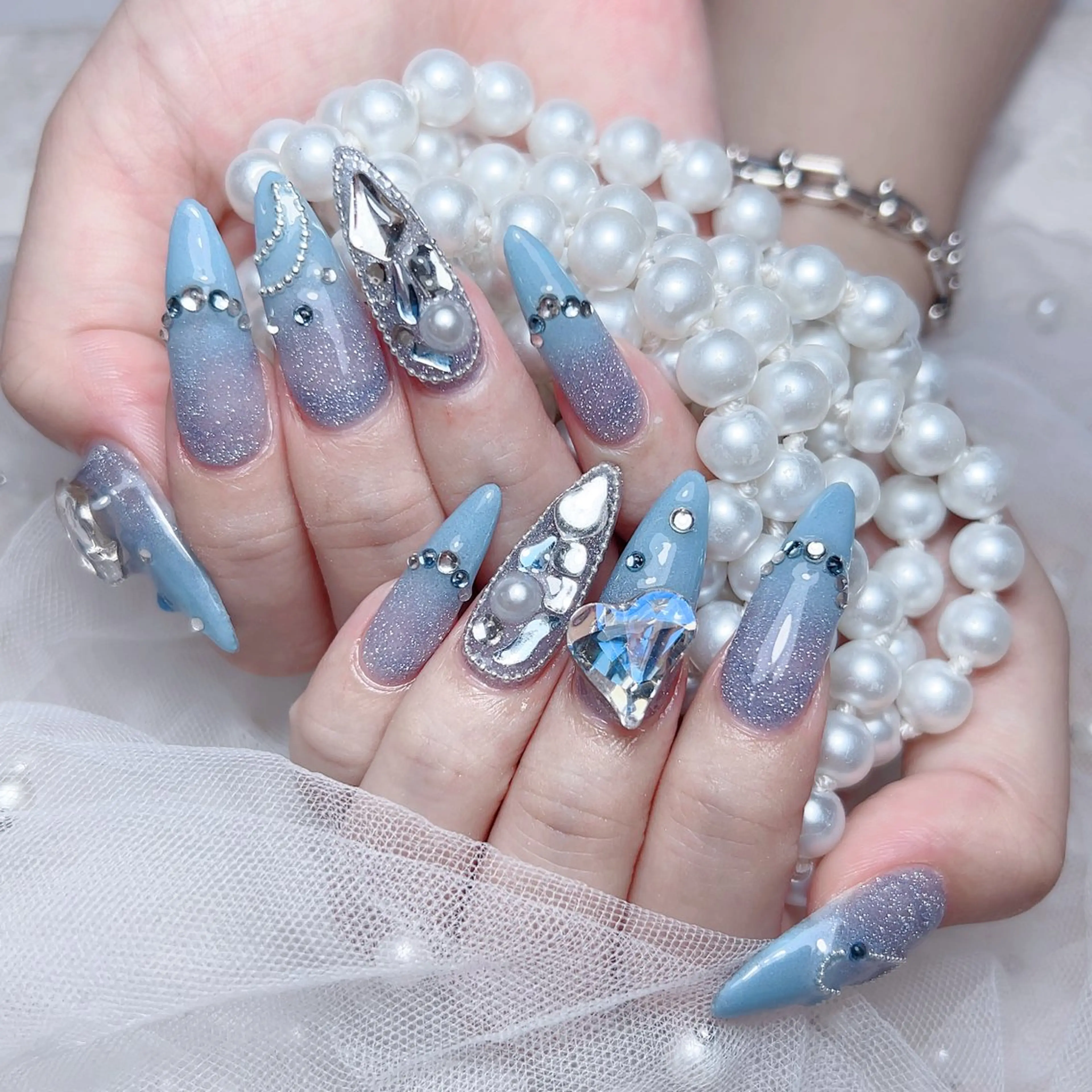ネイル M🌷nail 長さだし専門店のネイルデザイン