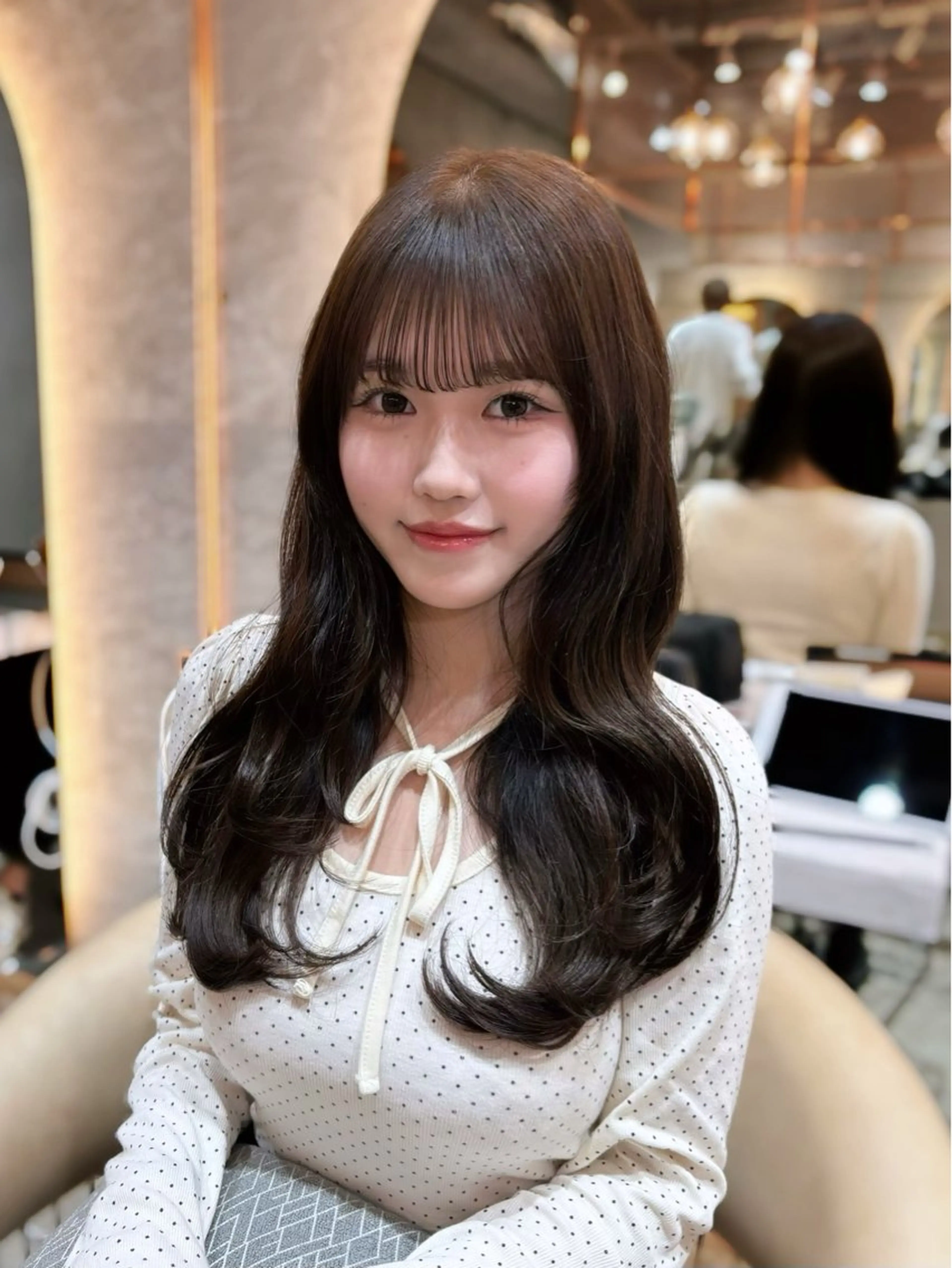 ロング カラー ヘアアレンジ Lond espoir所属・カット/縮毛矯正/ 🎀さらさ🎀のヘアスタイル