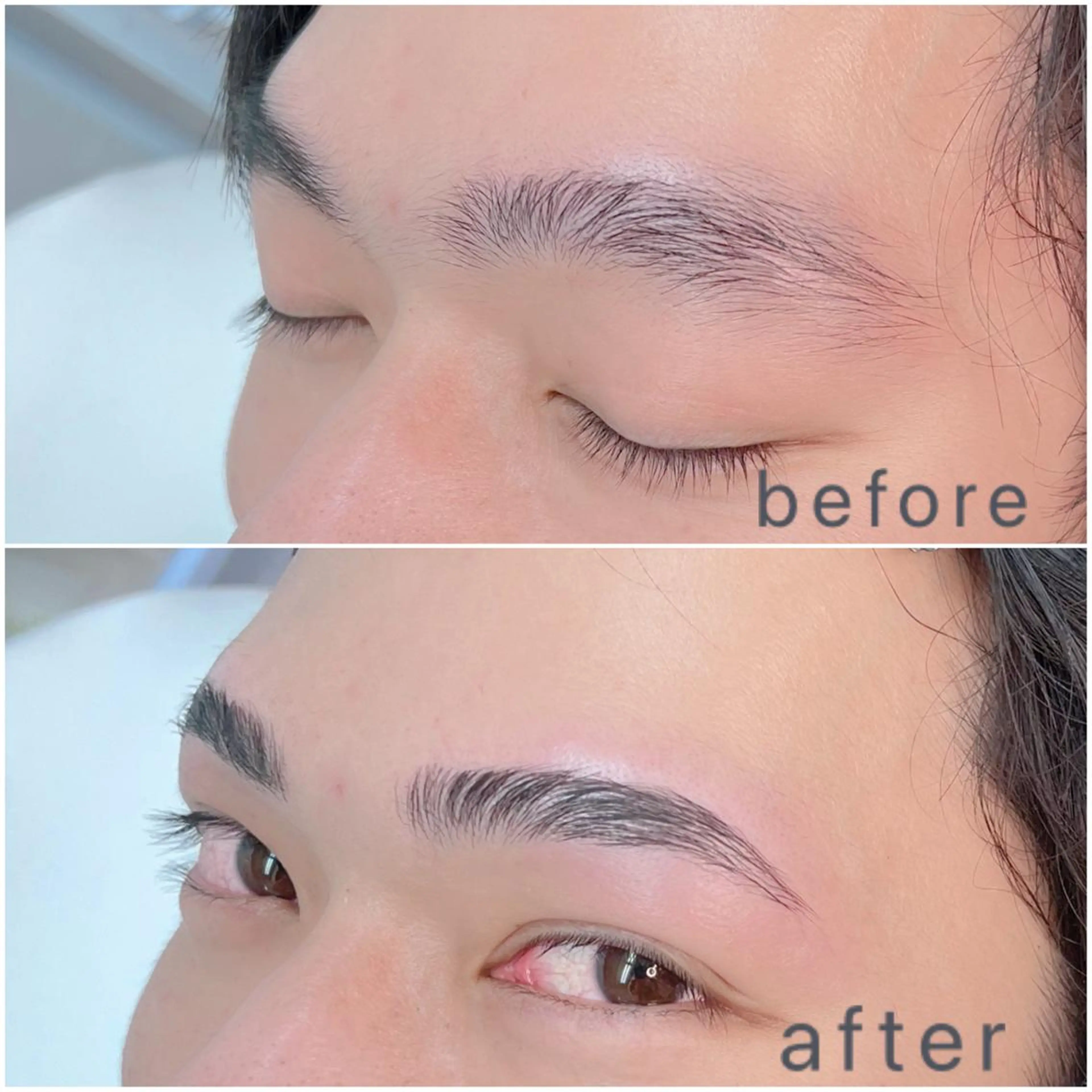 【眉パーマ/HBL＋眉デザイン＋眉WAX脱毛＋眉カット】メンズ特化モテ眉パーマの写真