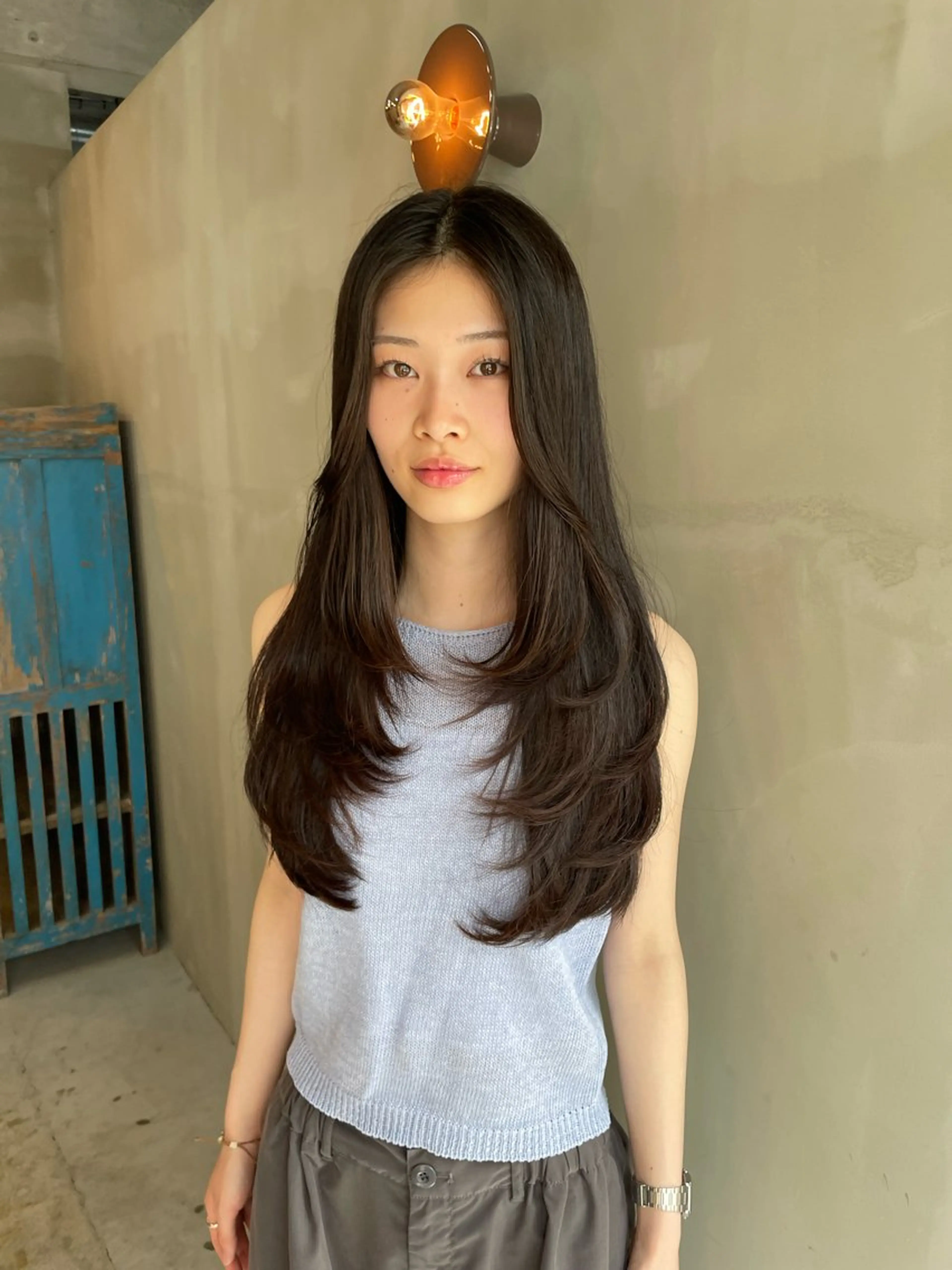 ロング レイヤーカット 🪐REIKAのヘアスタイル