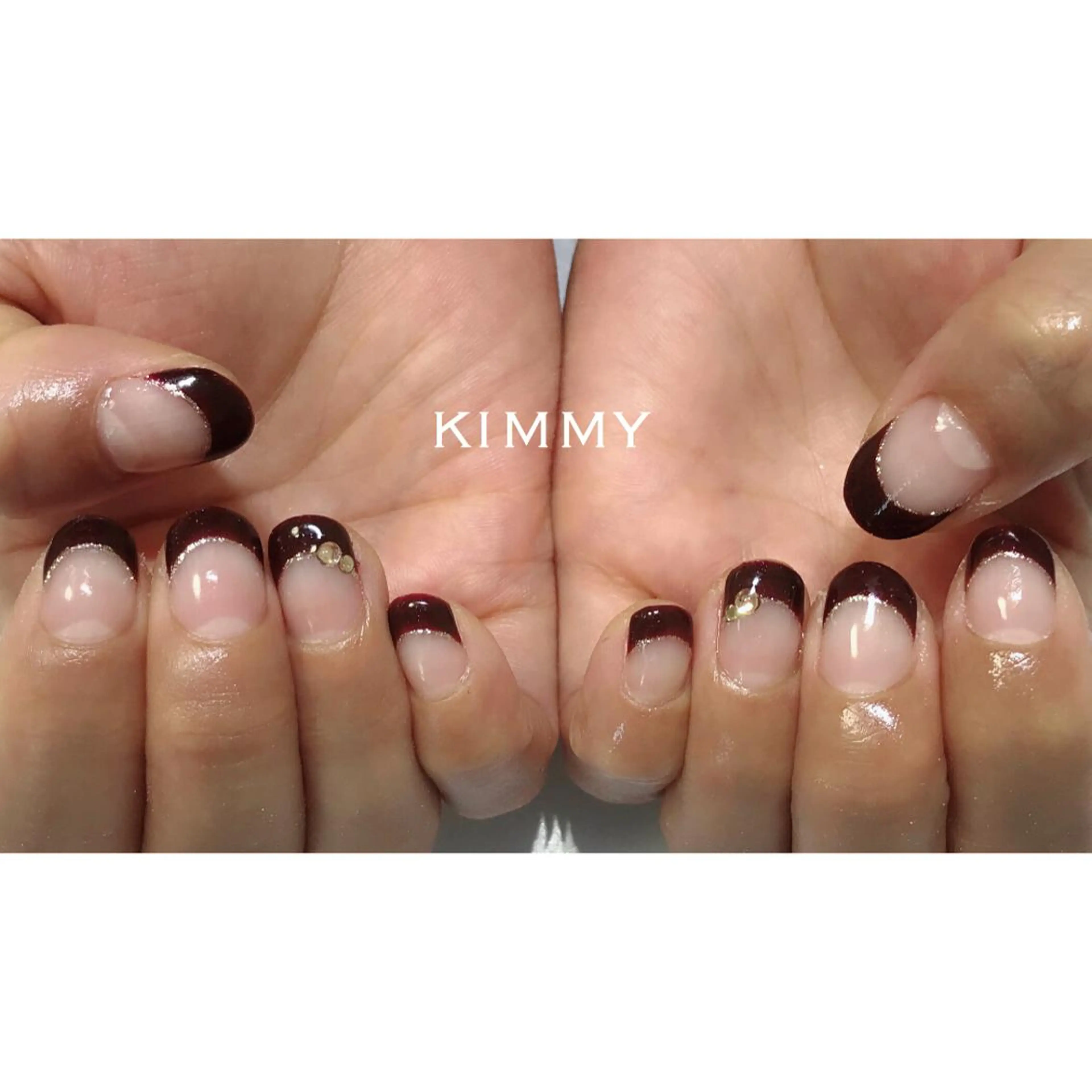 ネイル アートネイル ストーンネイル ハンドネイル kimmy nailsのネイルデザイン