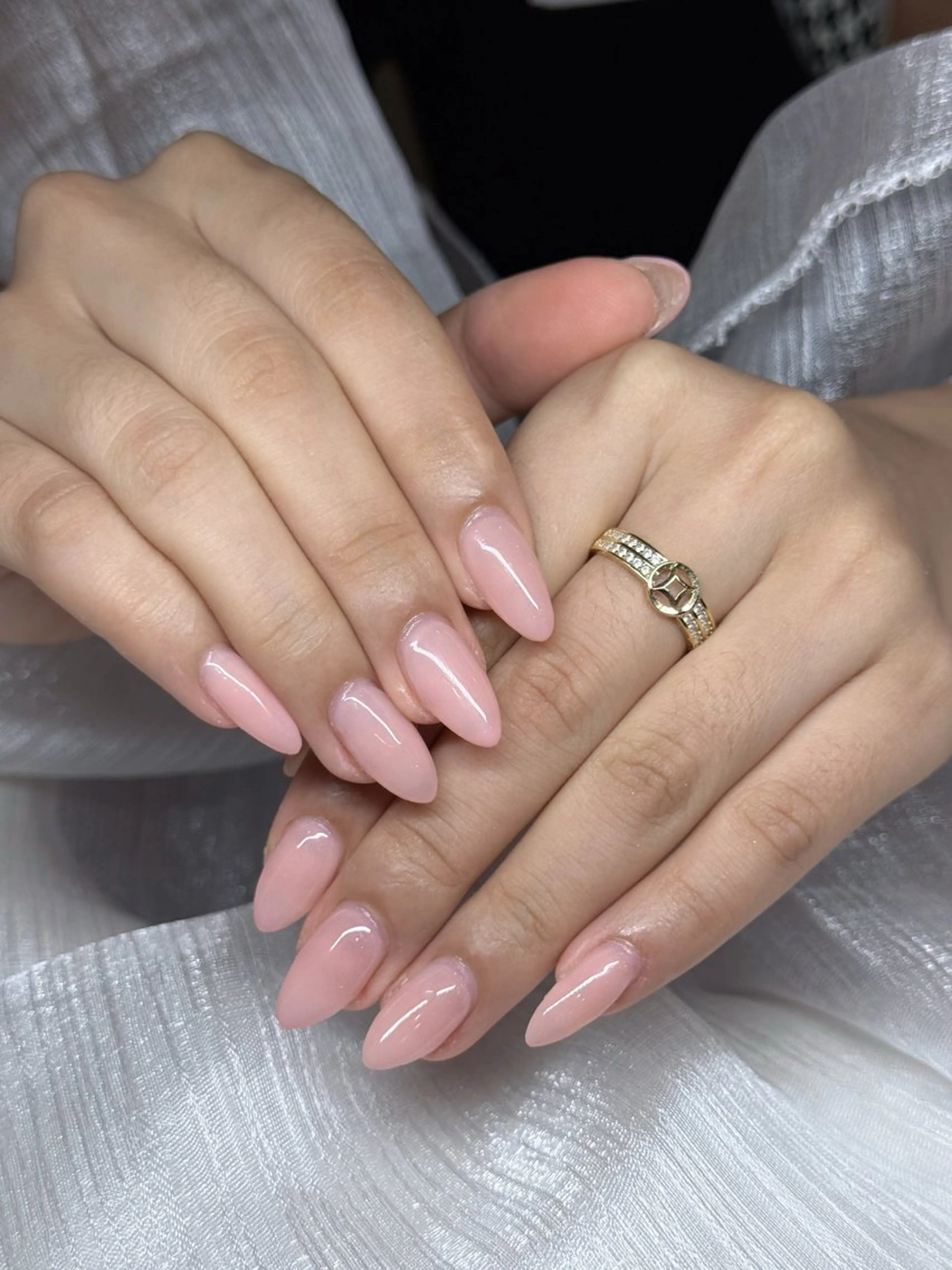 ネイル アートネイル 長さ出し フレンチネイル ジェルネイル グラデーション ハンドネイル NAILS BAR SHINJUKUのネイルデザイン