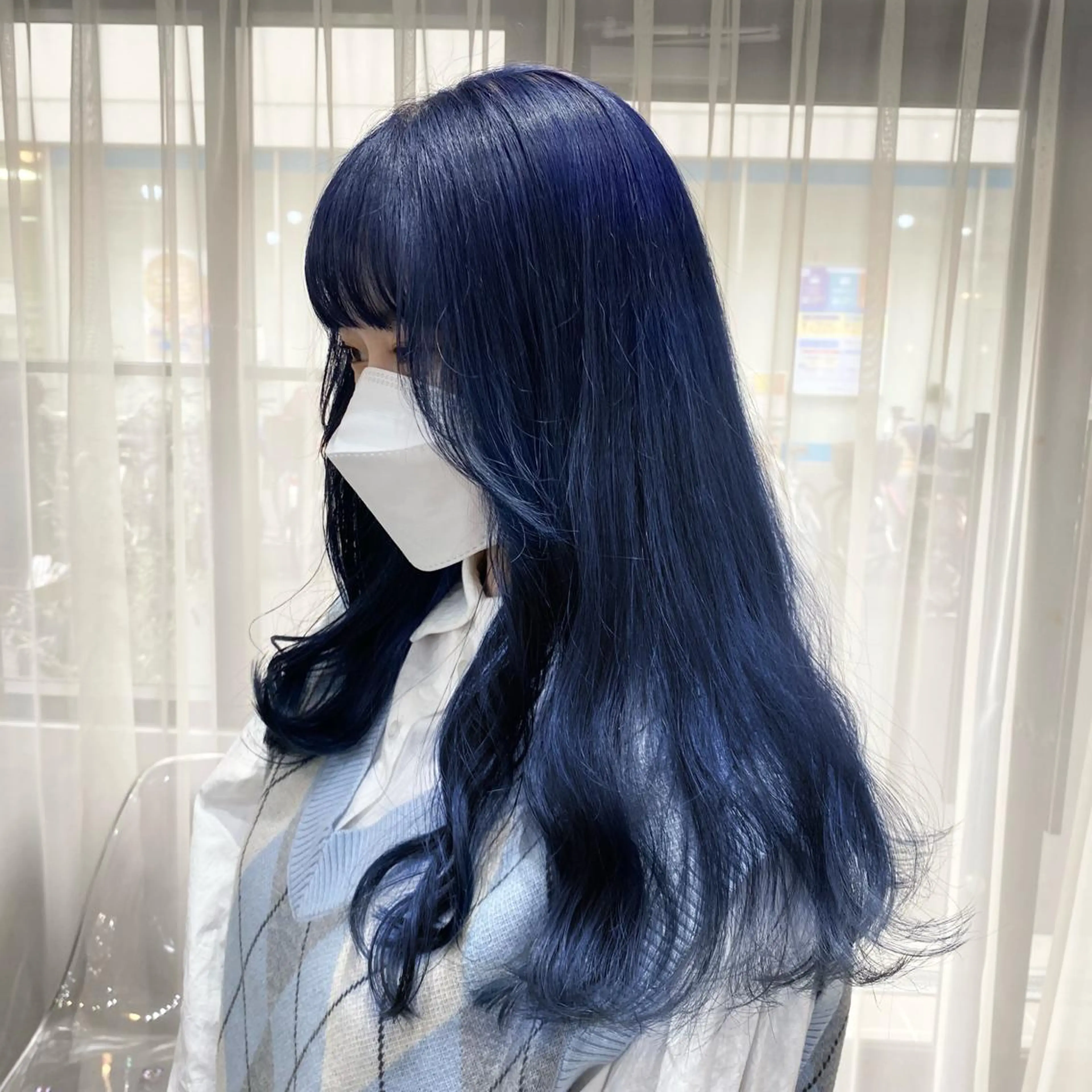 ケアトリートメント+高発色カラーの写真