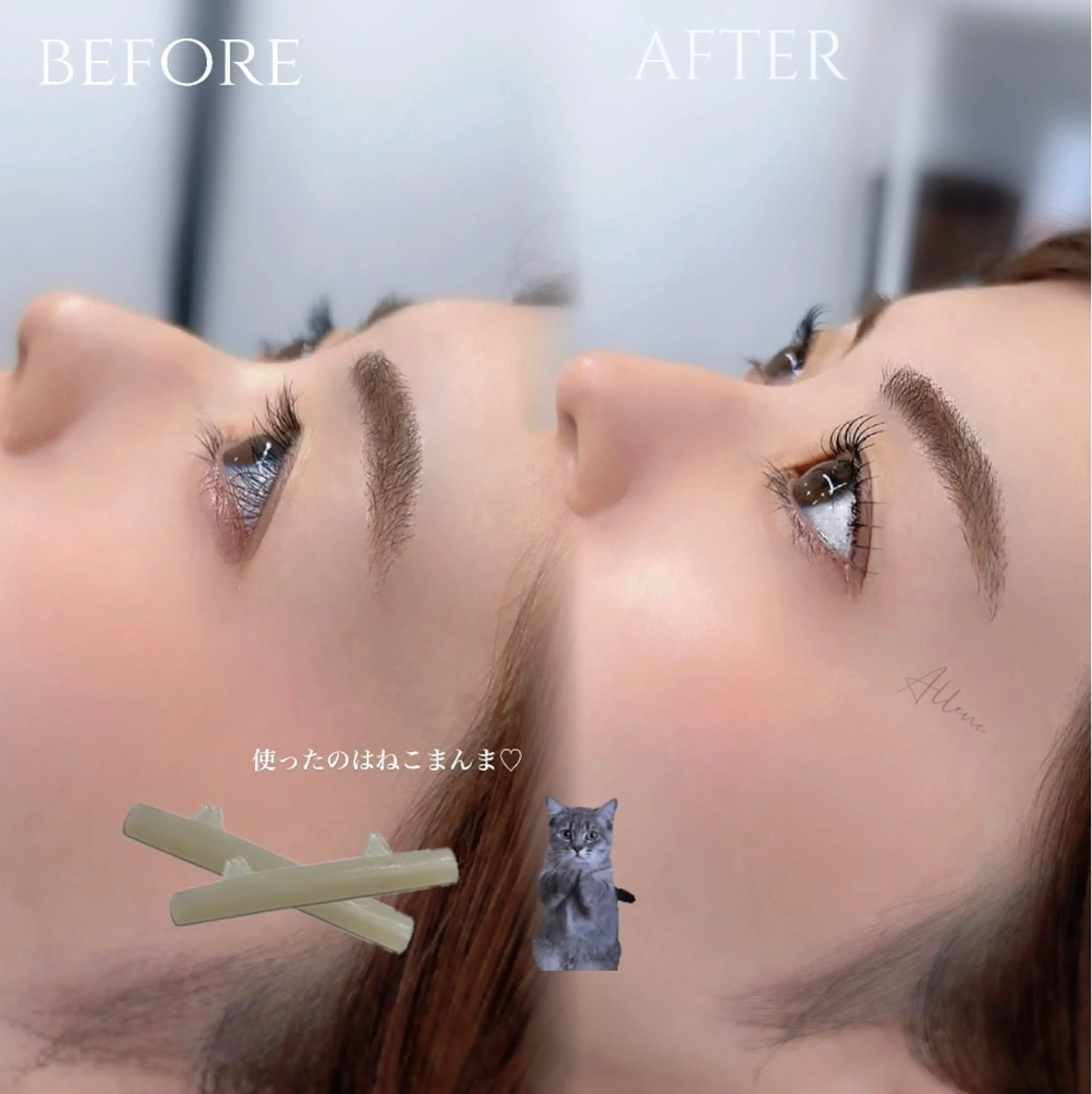 マツエク・マツパ 束感まつ毛 キュート フラットラッシュ ナチュラル ボリュームラッシュ マツパ アレーヌ/&ヘルシー 年間3000人/中津のマツエク・マツパデザイン