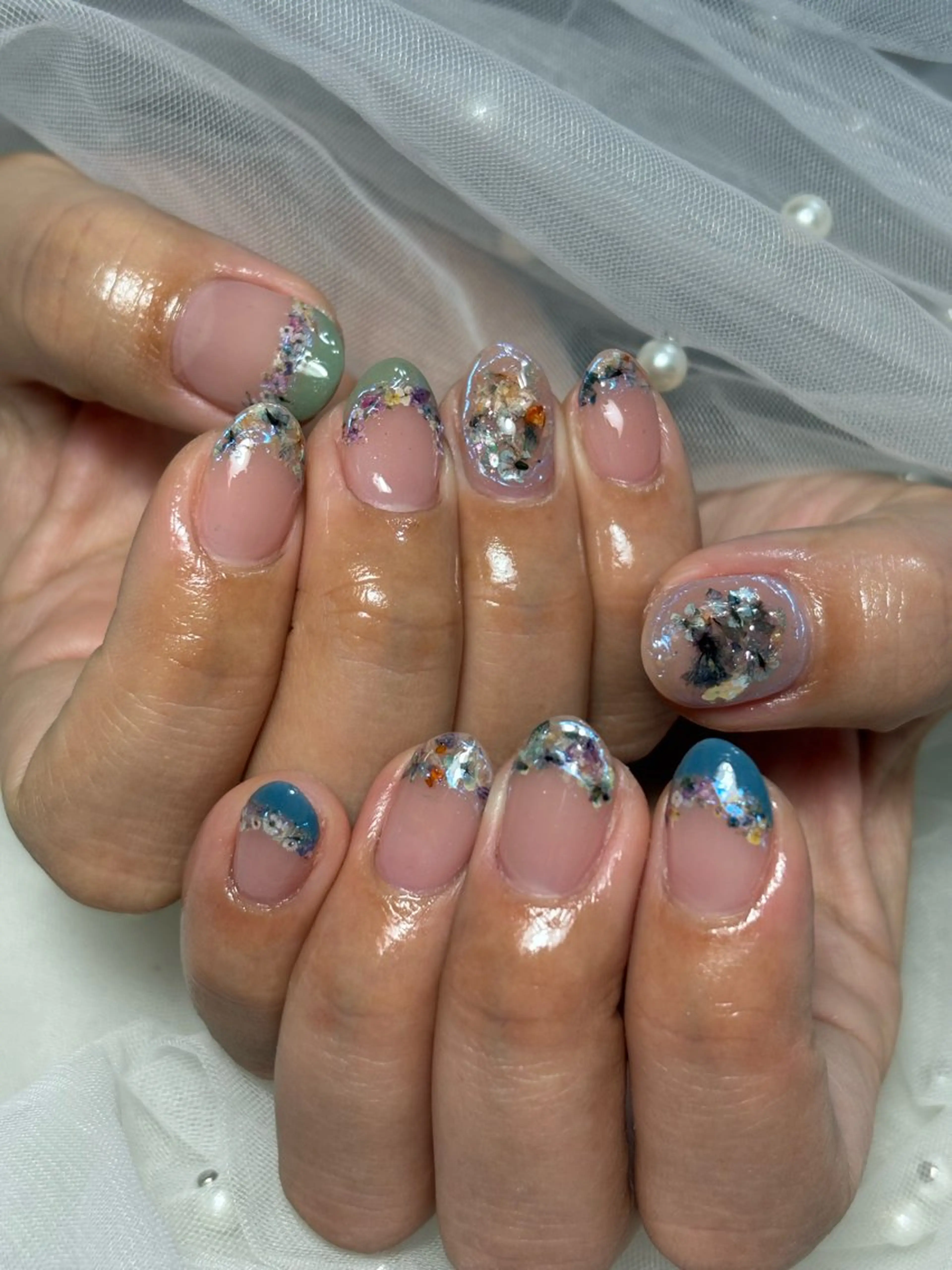 ネイル ハンドネイル フットネイル ✴︎ Delightのネイルデザイン