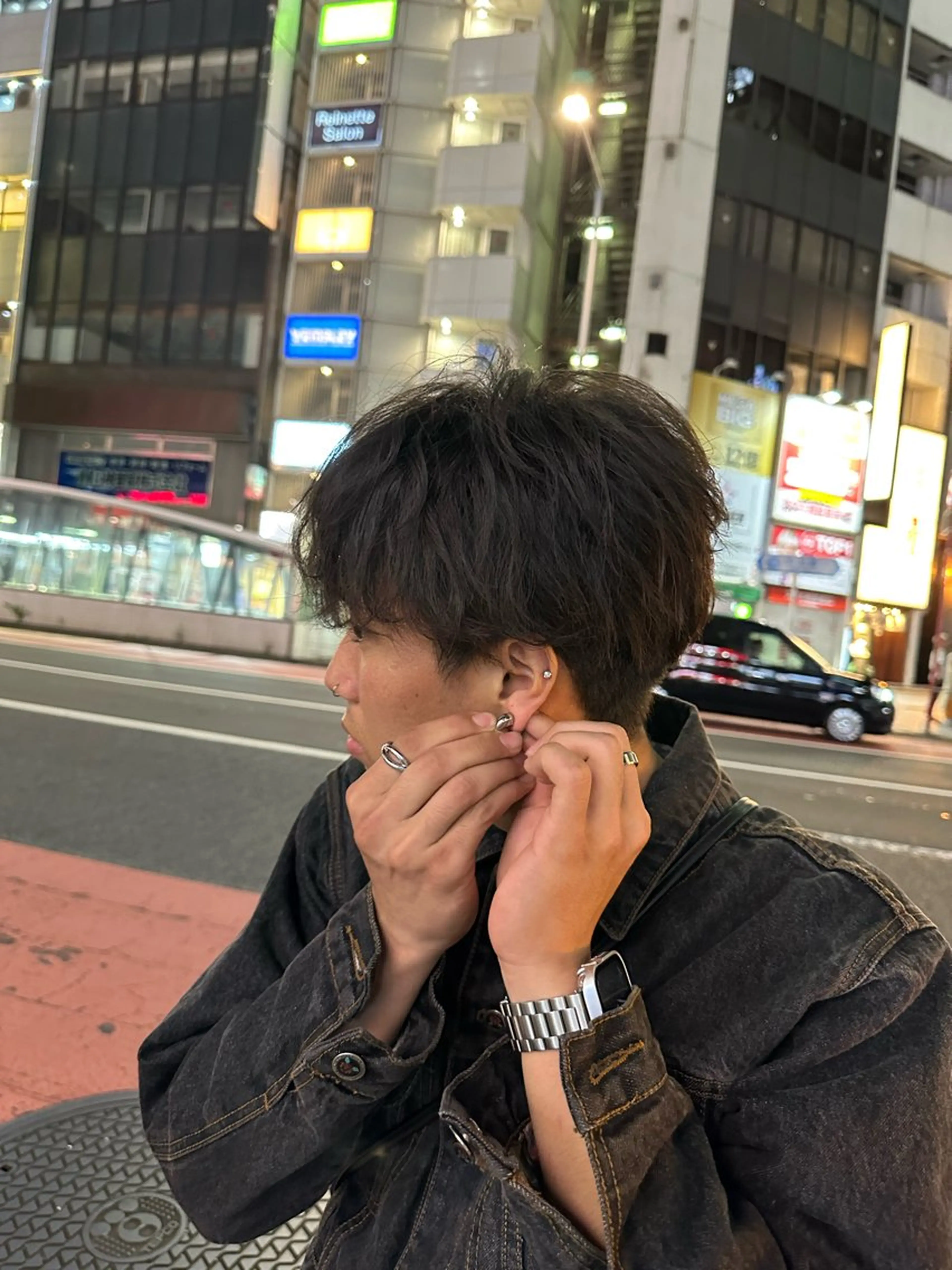 カット+ニュアンスパーマの写真