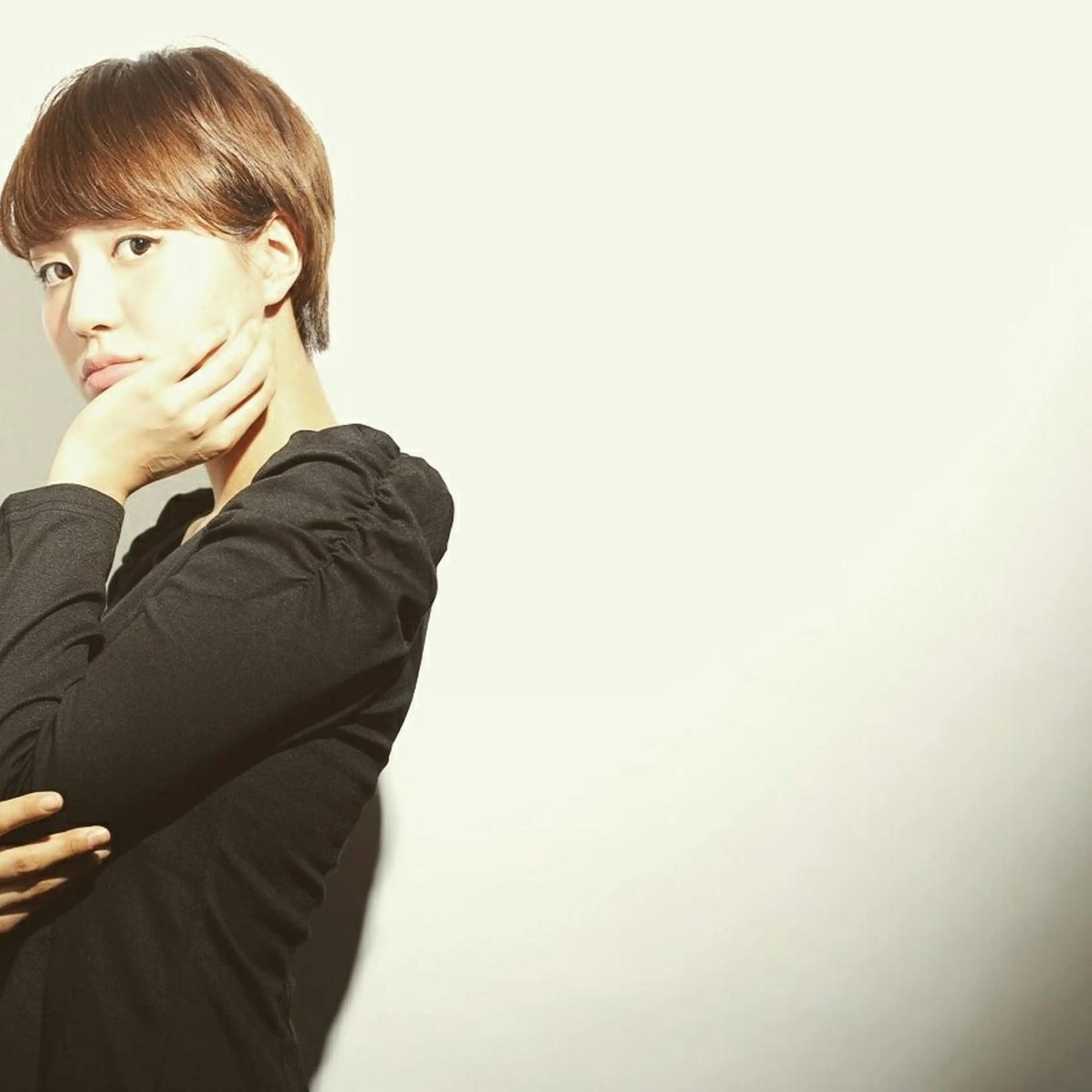 ショート パーマ カラー ショートヘア iplus まつげ、眉毛、耳つぼのマツエク・マツパデザイン