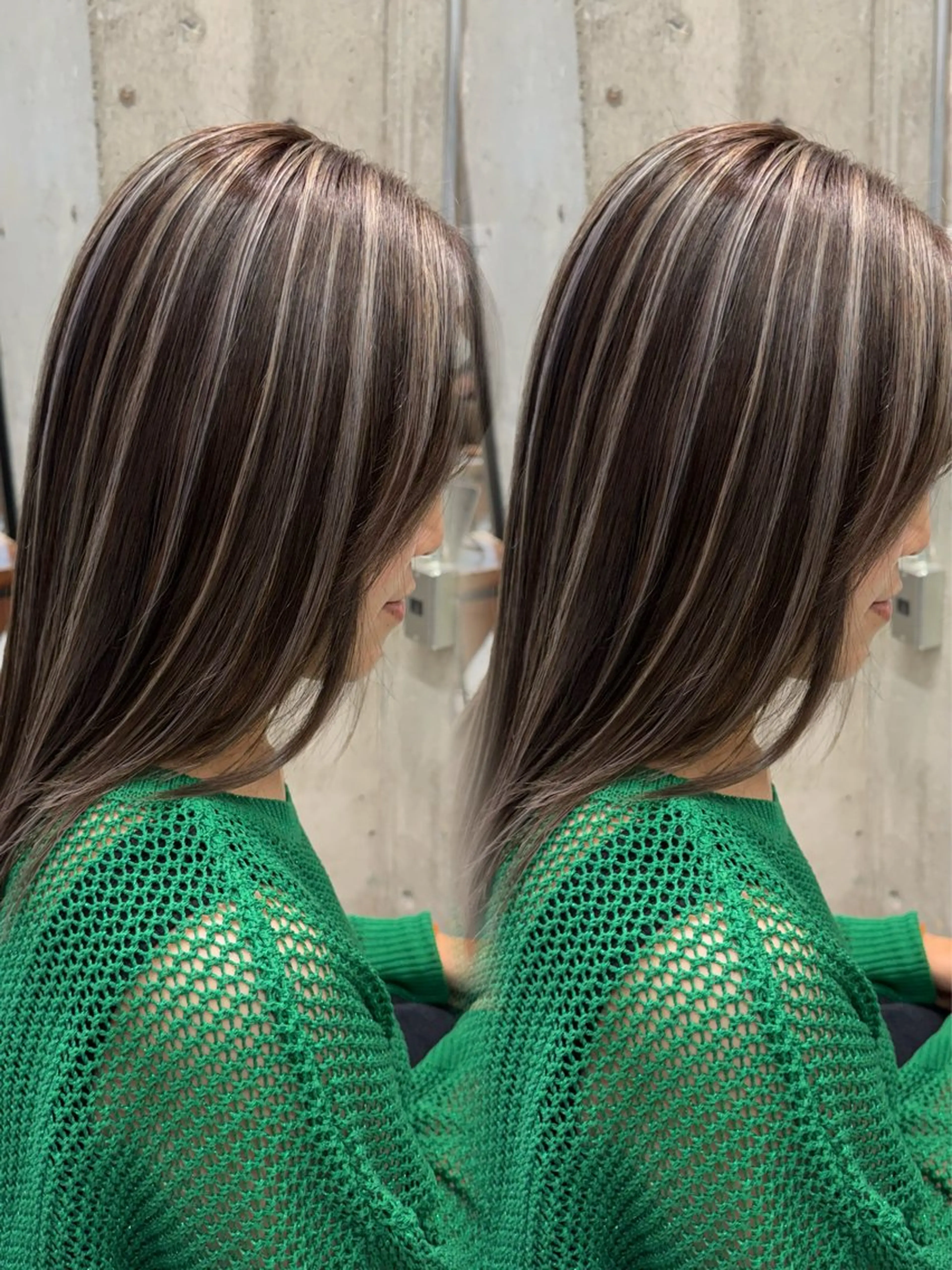 ロング カラー ヘアカラー ♡ハイライトカラー shinri♡のヘアスタイル