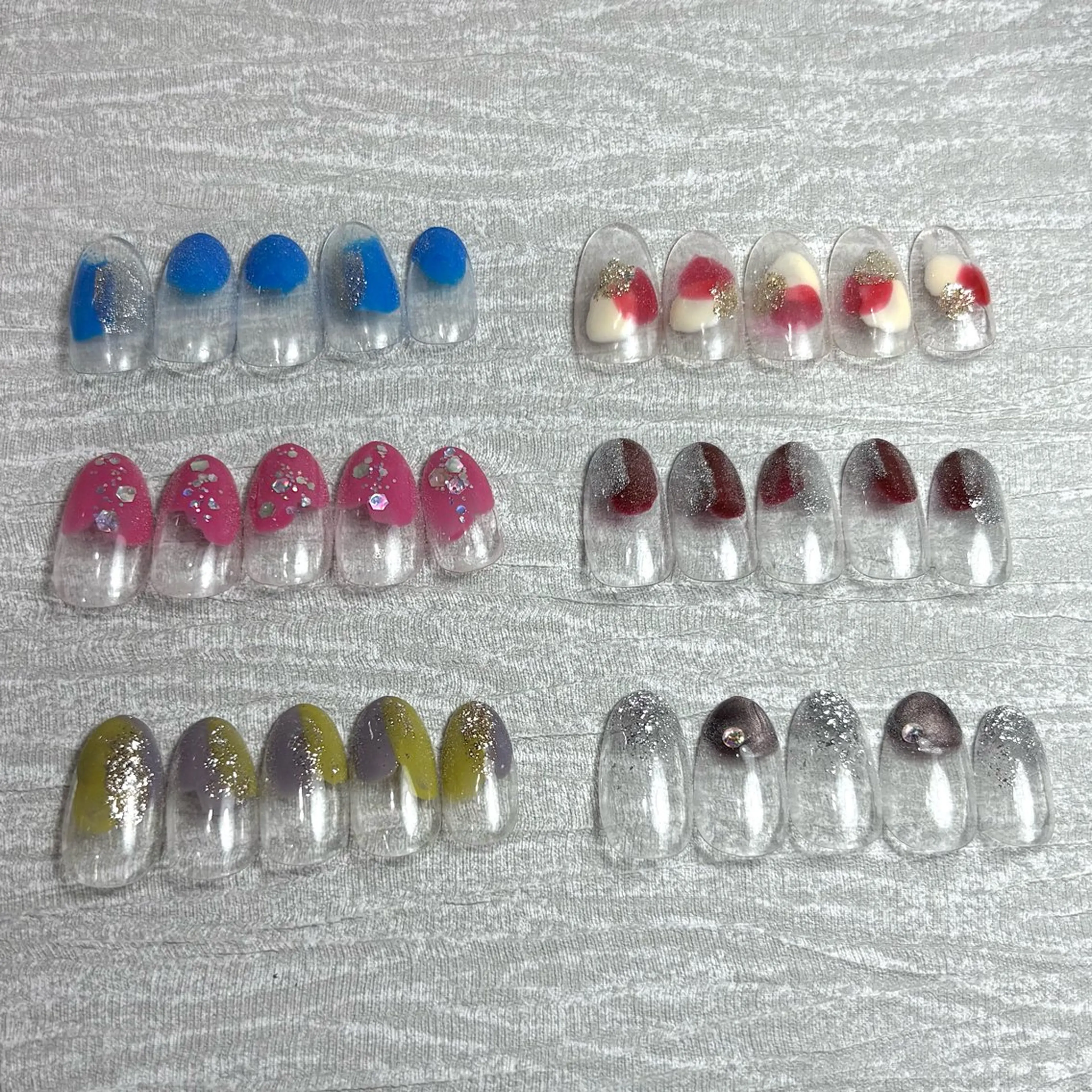 【⚠️オフなし】クリアネイル定額💅カラー変更可能🉑の写真