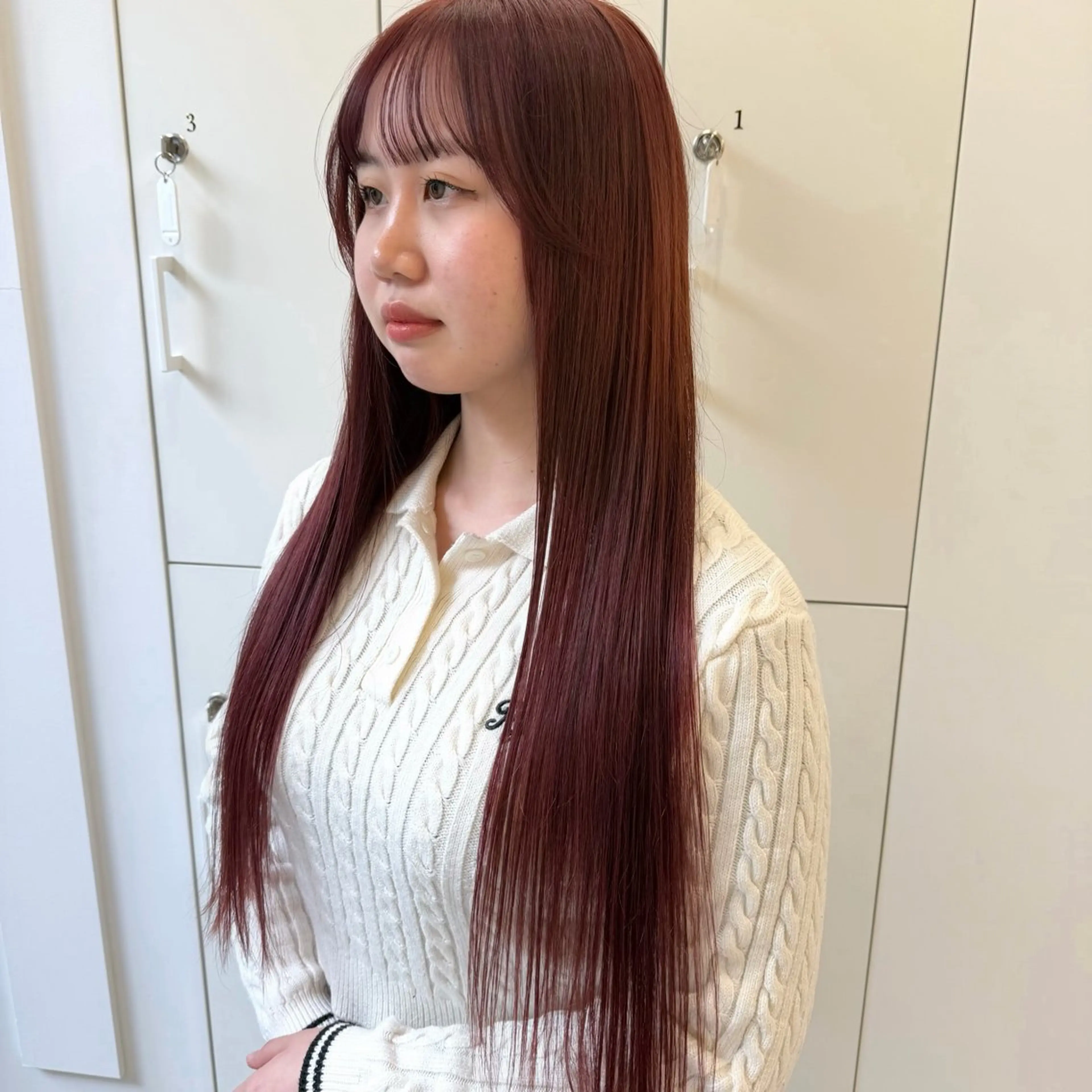 ロング カラー ヘアカラー ParveMix 🩶🫧入江 香名のヘアスタイル