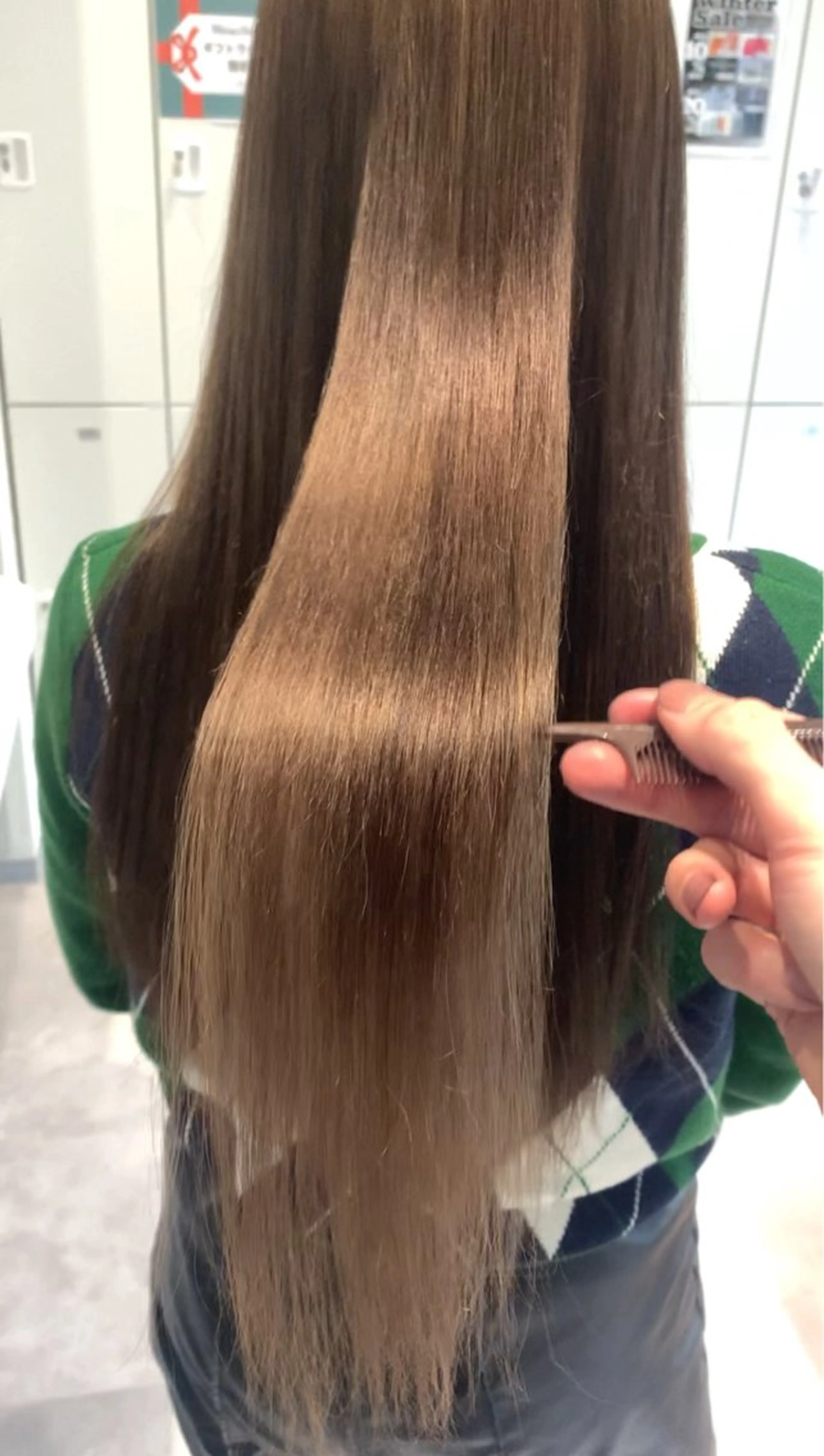 ロング カラー ブリーチ FURUSHO 栄店所属・艶髪縮毛矯正 /中山なかやまのヘアスタイル