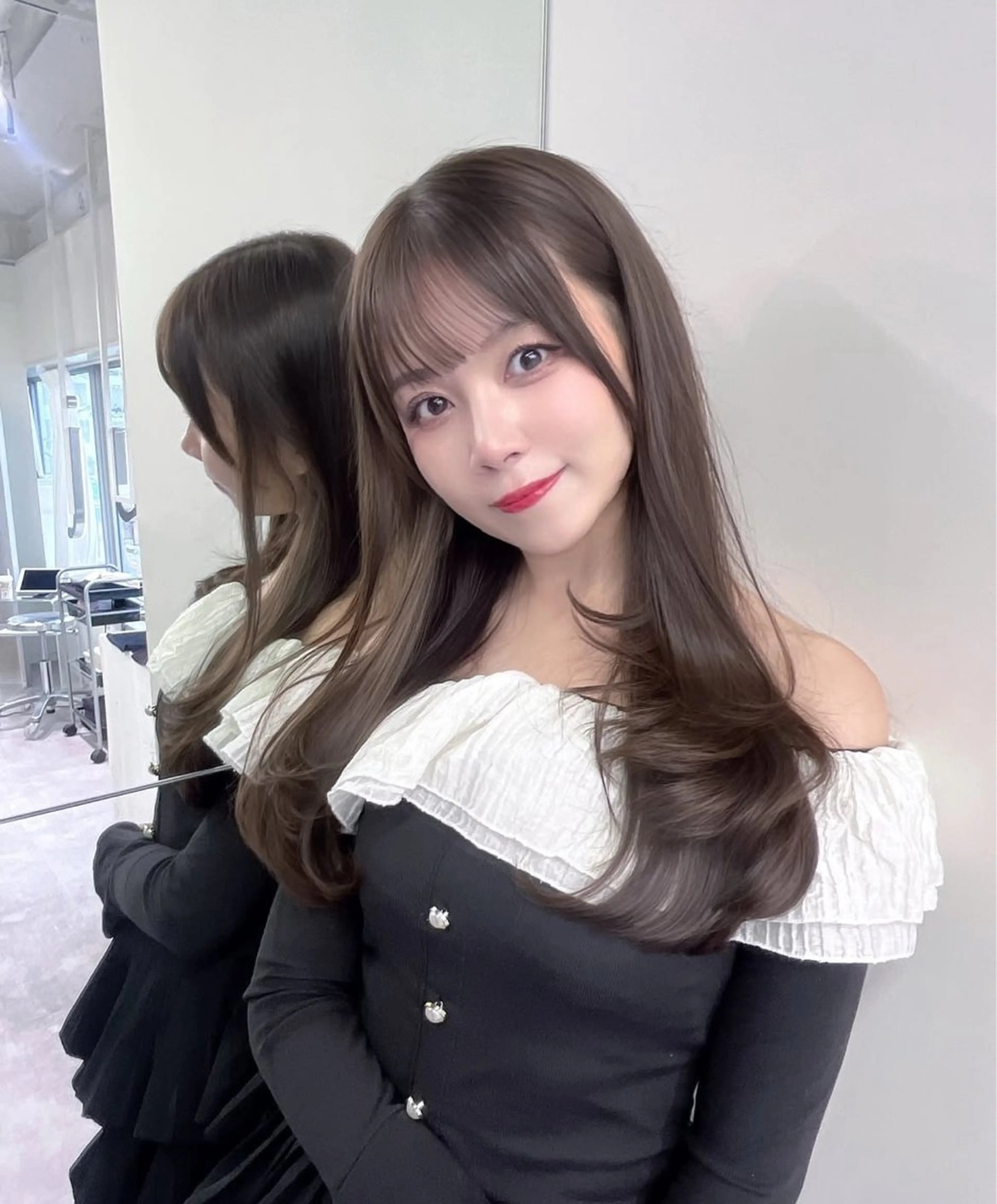 ロング カラー ヘアアレンジ カット ヘアカラー トリートメント 韓国ヘア/髪質改善 TAKAHIROのヘアスタイル