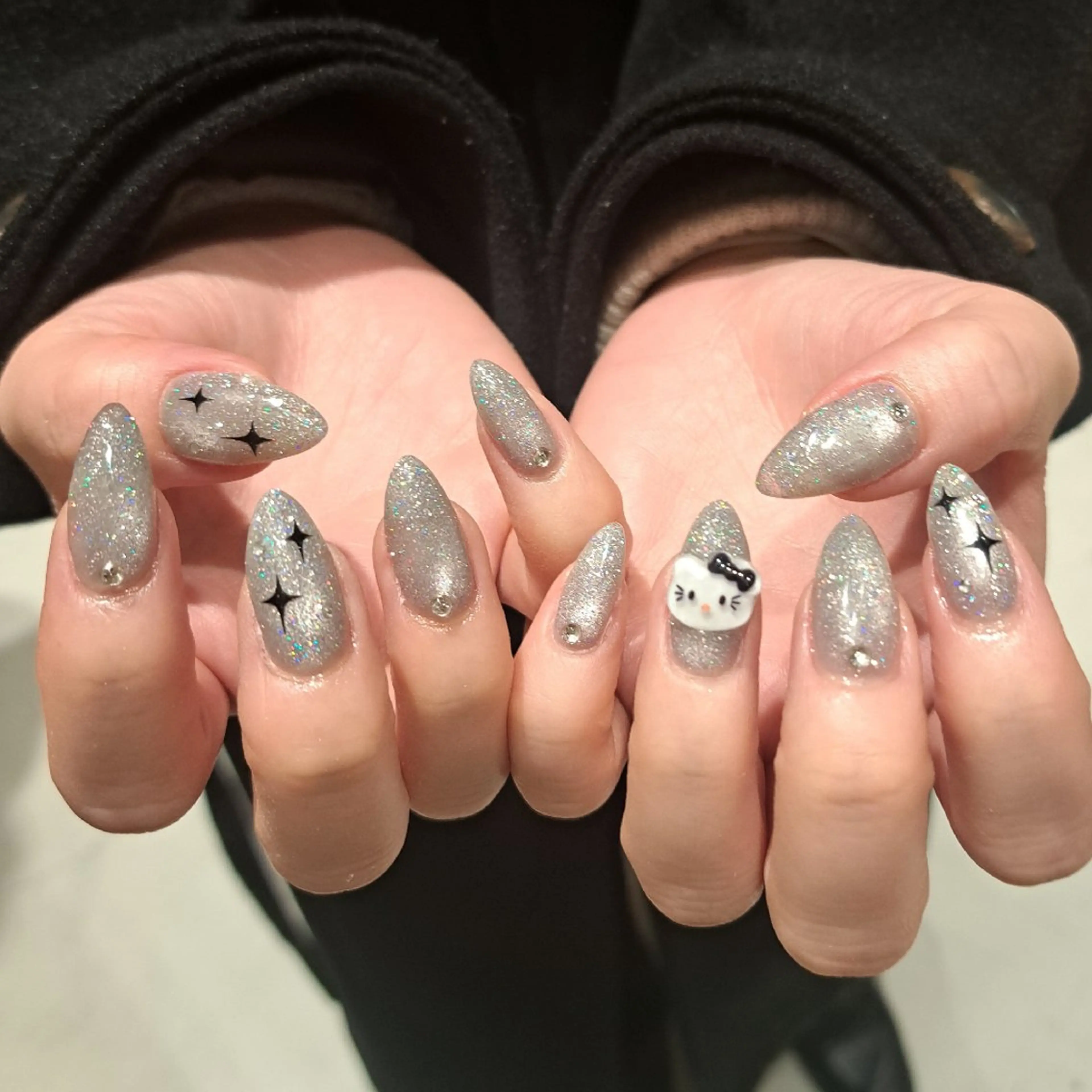 ネイル アートネイル フラッシュネイル ジェルネイル キラキラネイル マグネットネイル Nail mood /アートし放題のネイルデザイン