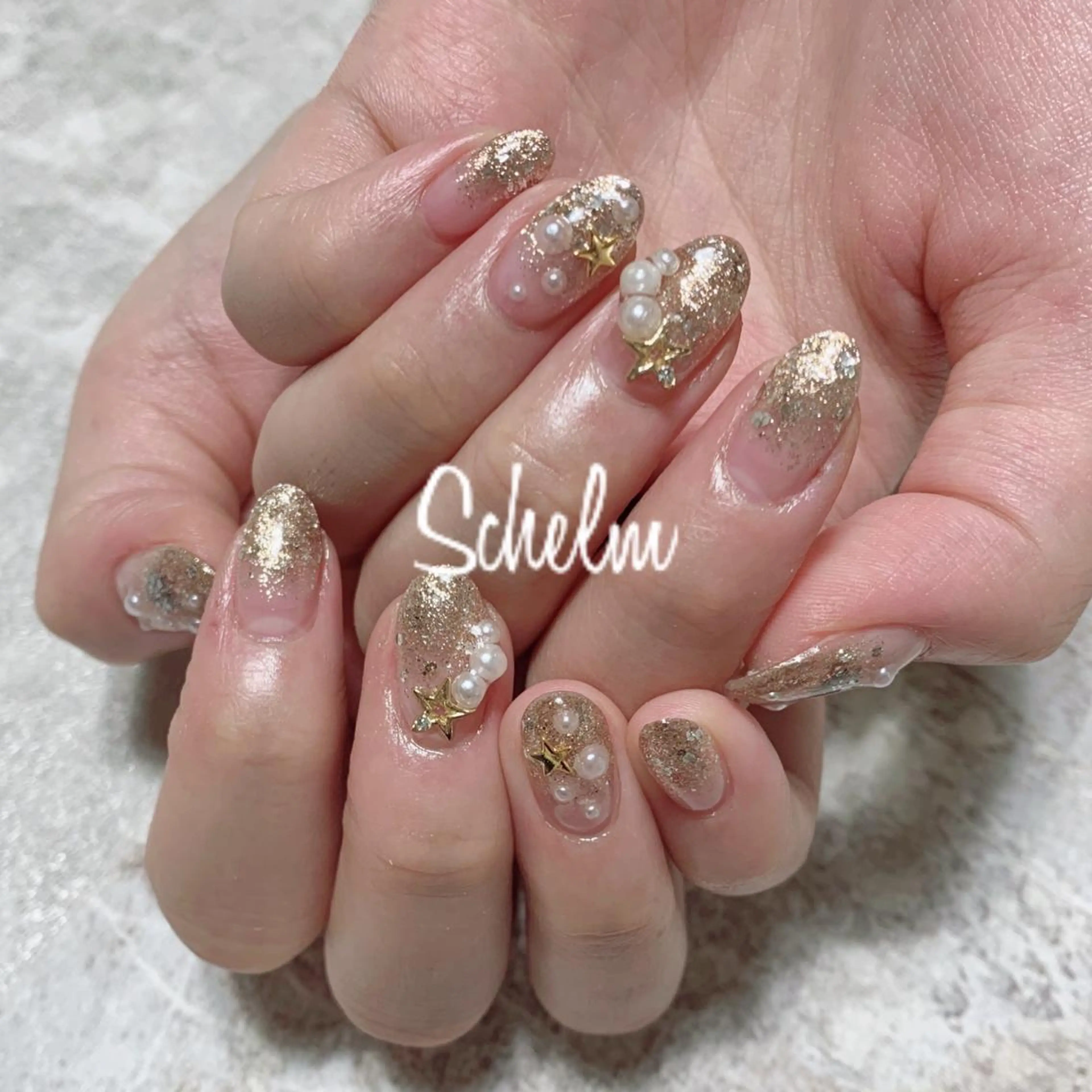 【hand】オフケア込み☆アート4本コース(再来様¥6100)の写真