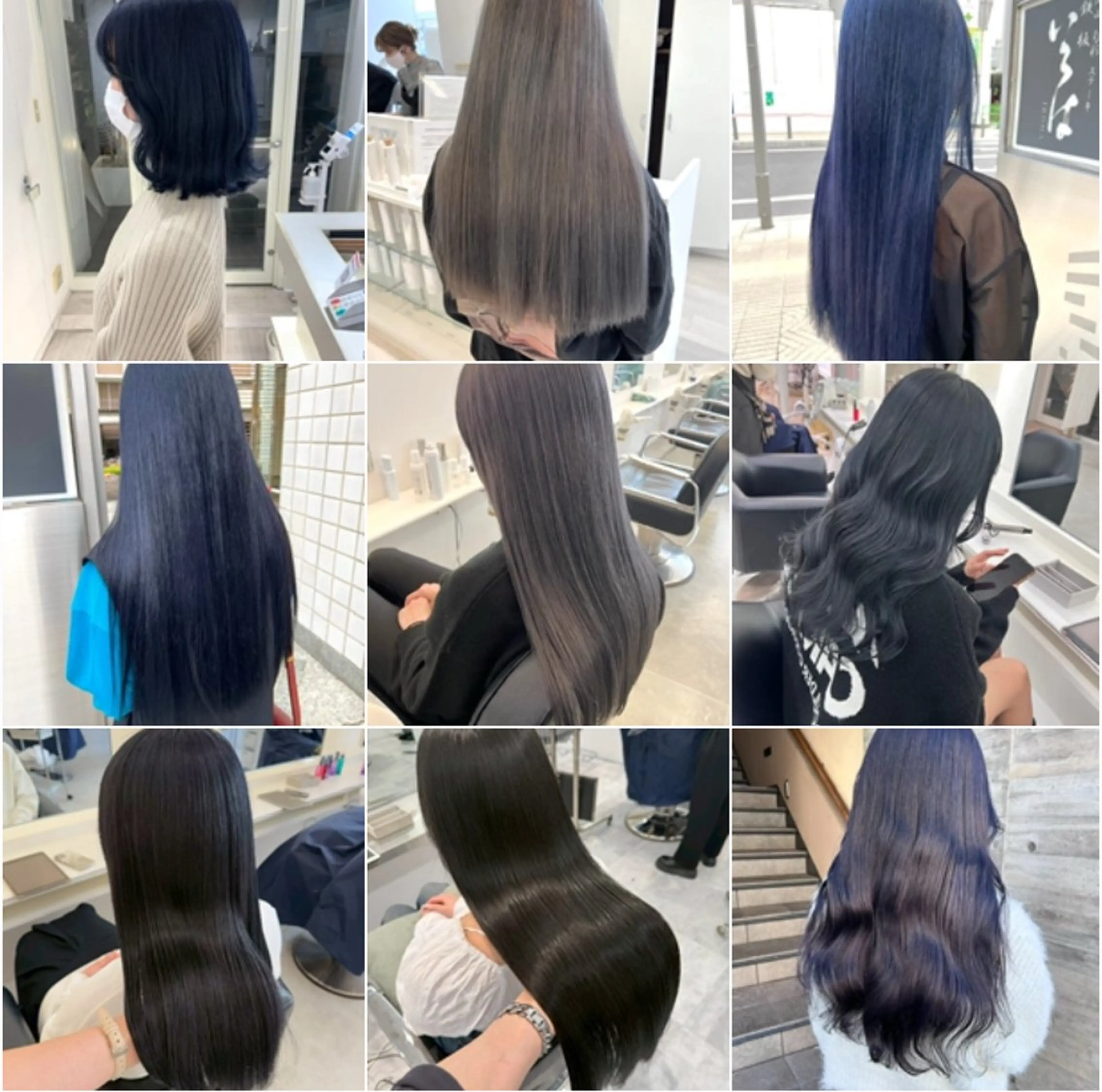 セミロング カラー Parve Mix 森 美遥🇰🇷🩶のヘアスタイル