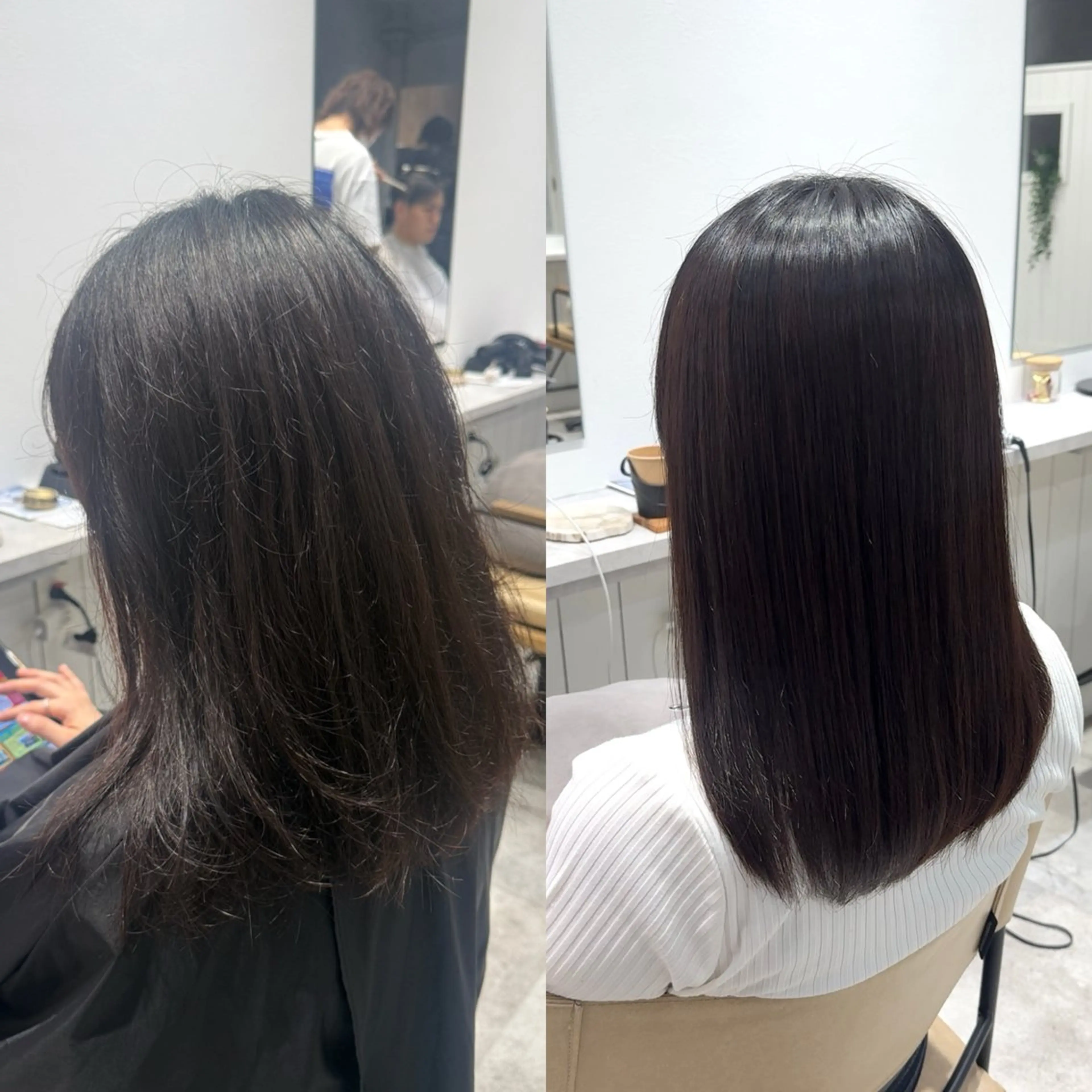 ミディアム 縮毛矯正 【Mimosa】 Irohaのヘアスタイル