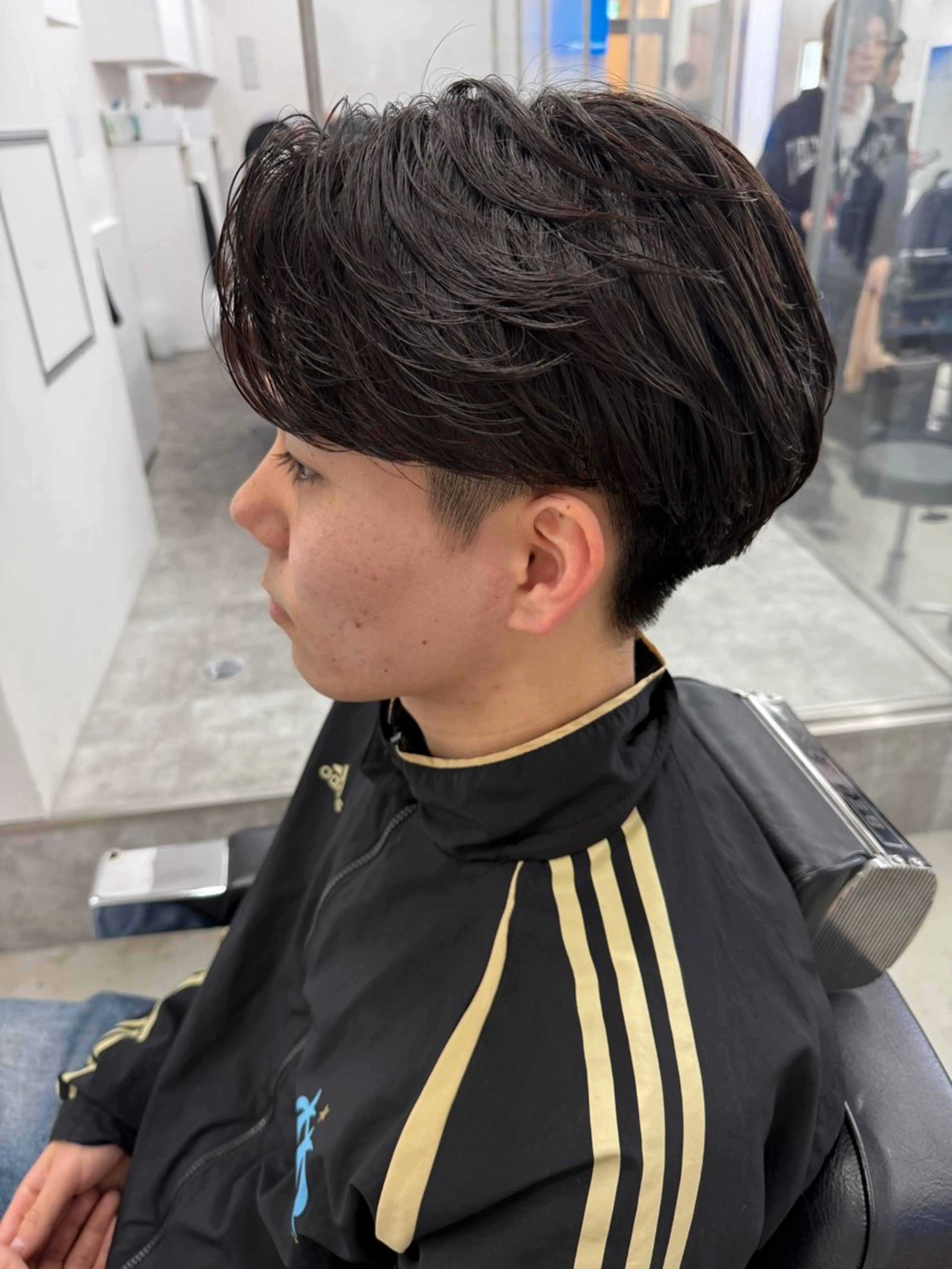 ショート カラー パーマ ヘアアレンジ メンズ カット パーマ トリートメント ヘアセット 亀井隆汰/メンズ専門 パーマ特化美容師のヘアスタイル