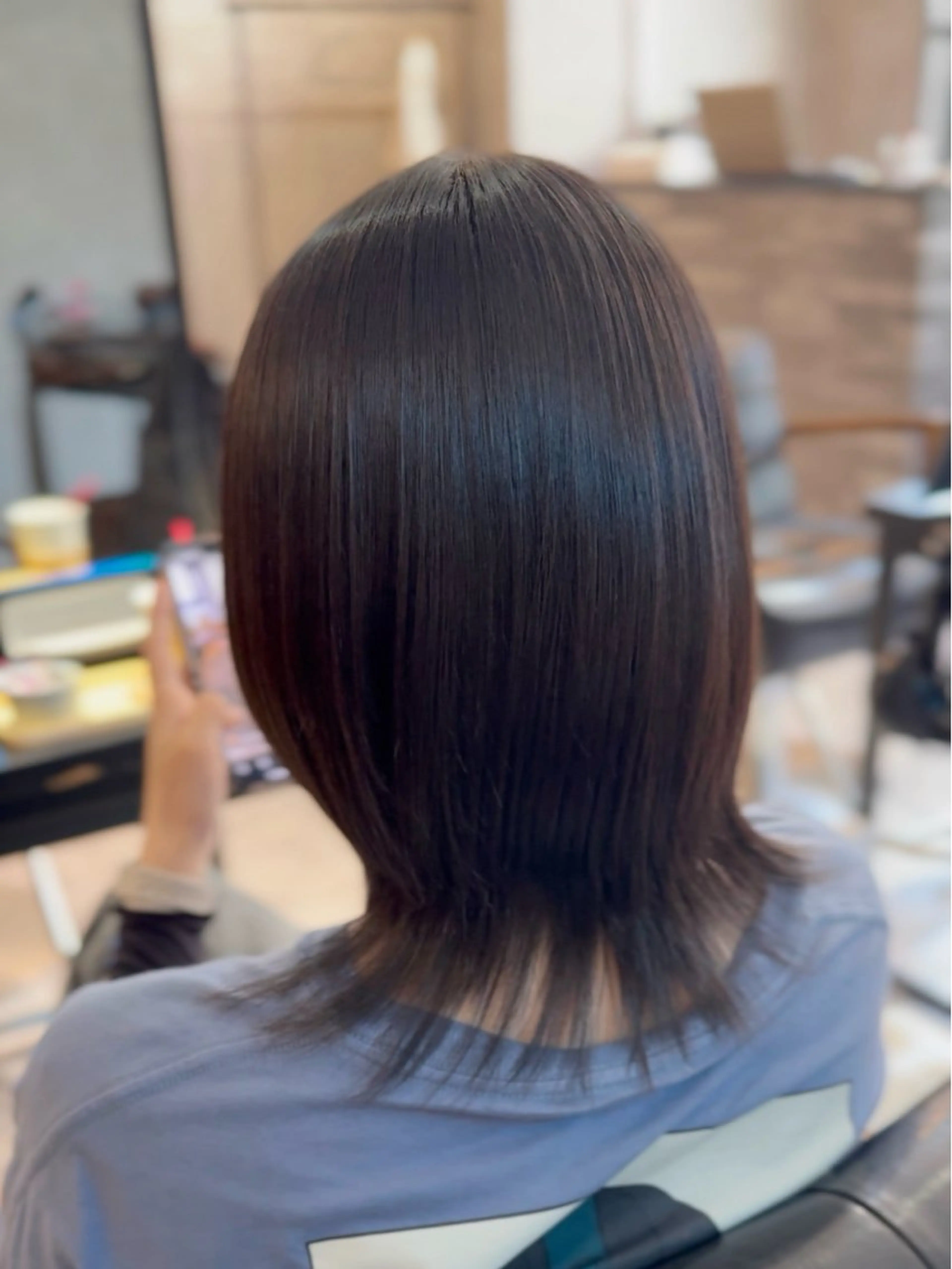 ミディアム 髪質改善 縮毛矯正 トリートメント 酸性ストレート 酸熱トリートメント 縮毛矯正 トリートメント デザインカラー 髪質改善Lilithのその他イメージ