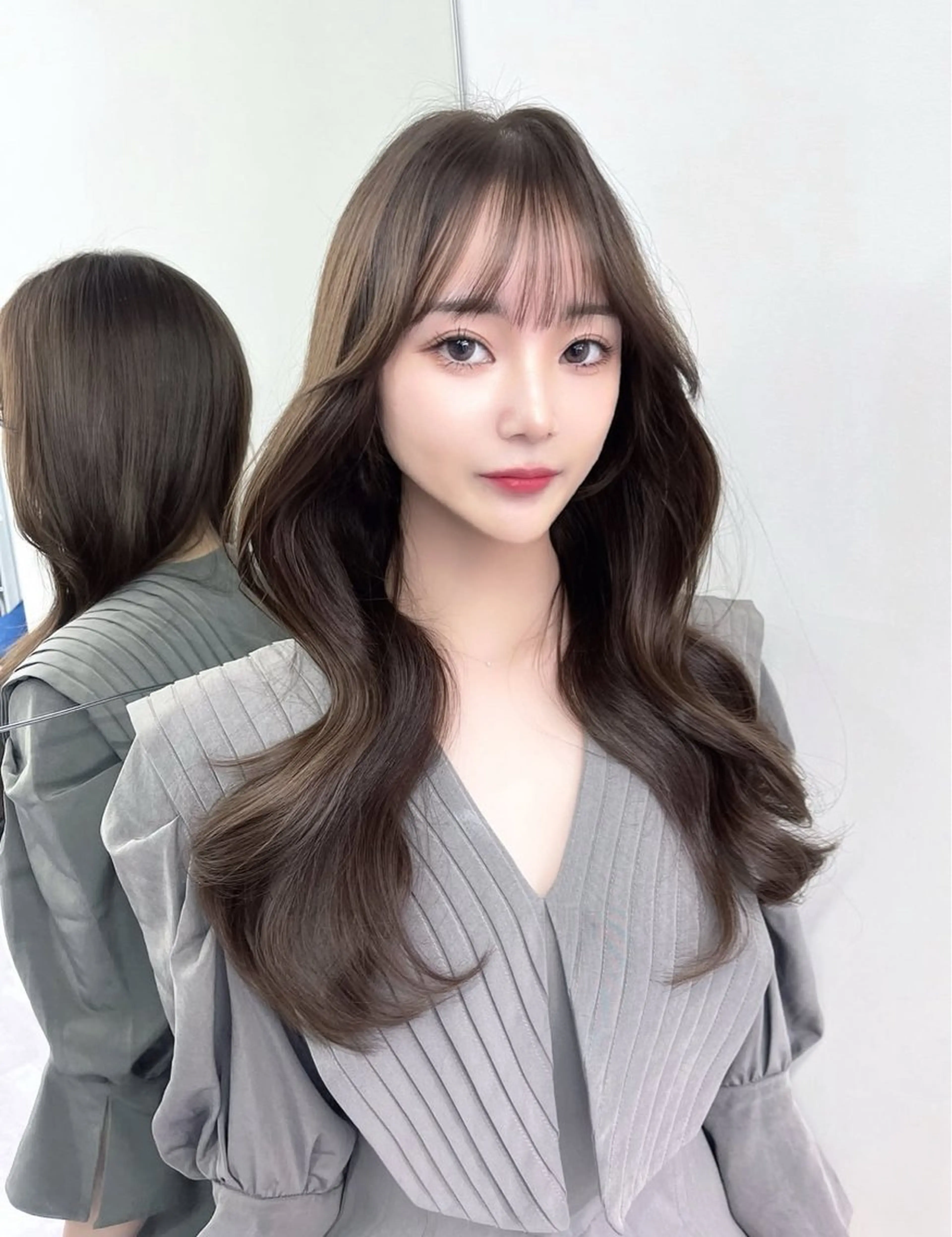 ロング カラー カット ヘアカラー トリートメント 韓国ヘア/髪質改善 TAKAHIROのヘアスタイル