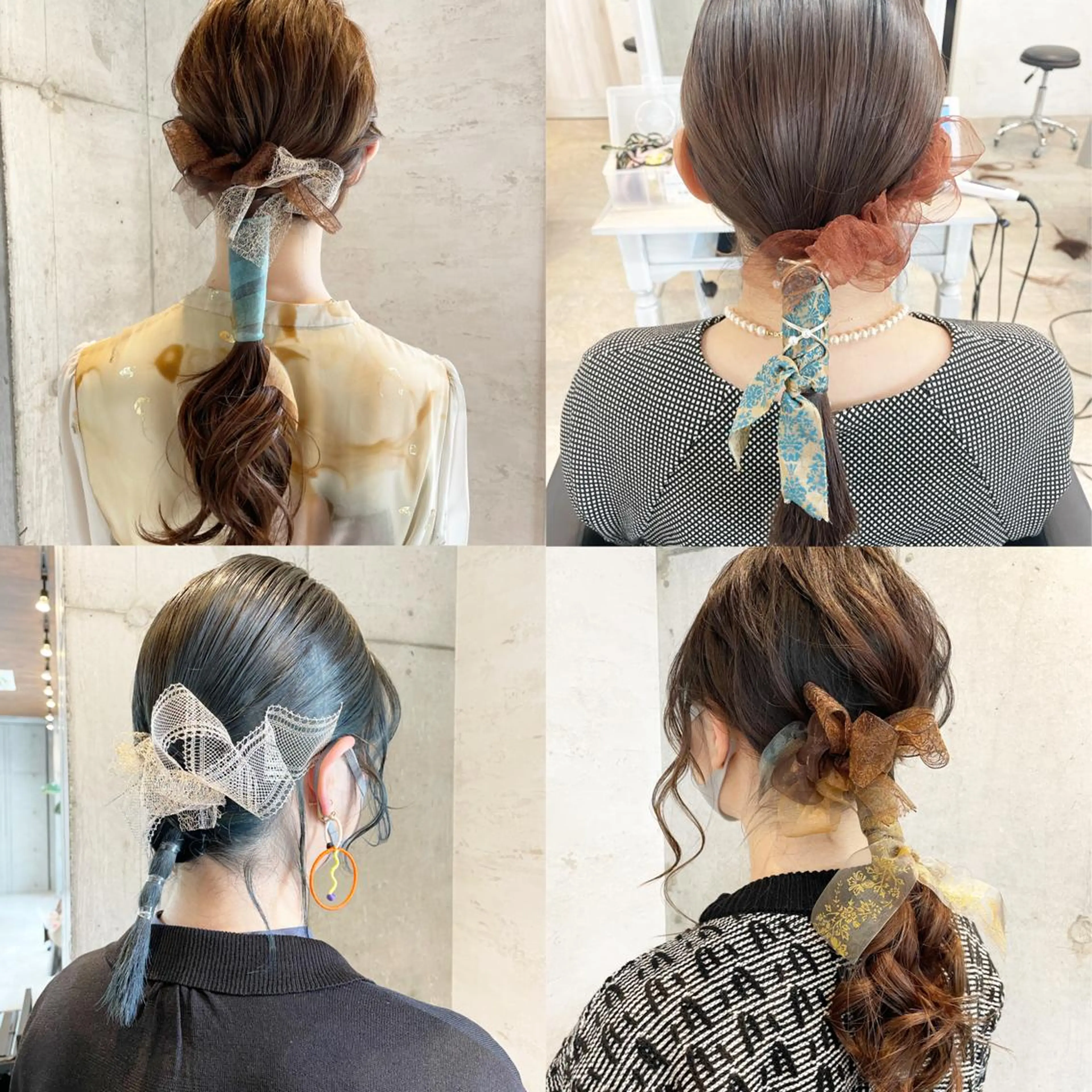 ミディアム ヘアアレンジ ヘアセット 女性に人気♪ はやしほのかのヘアスタイル